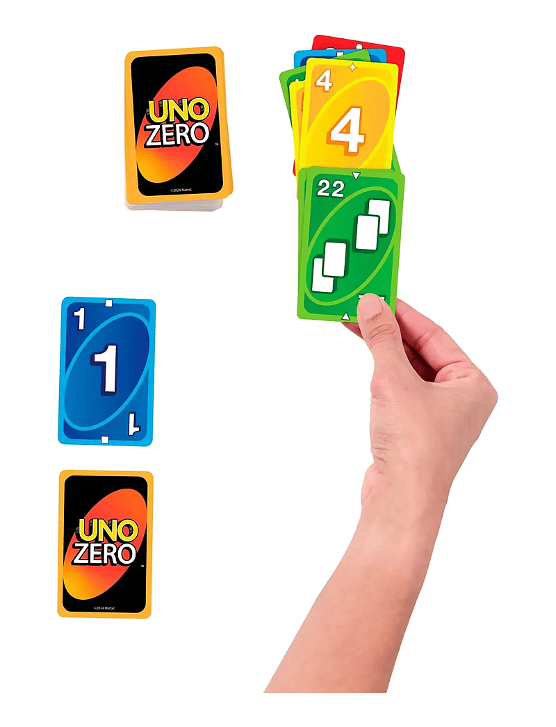 Mattel Games - Games UNO Zero Card Game for Kid, Adult & Family Nights, Parties & Travel, Includes Deck & Scorecard - kartenspiele - multi color - 2
