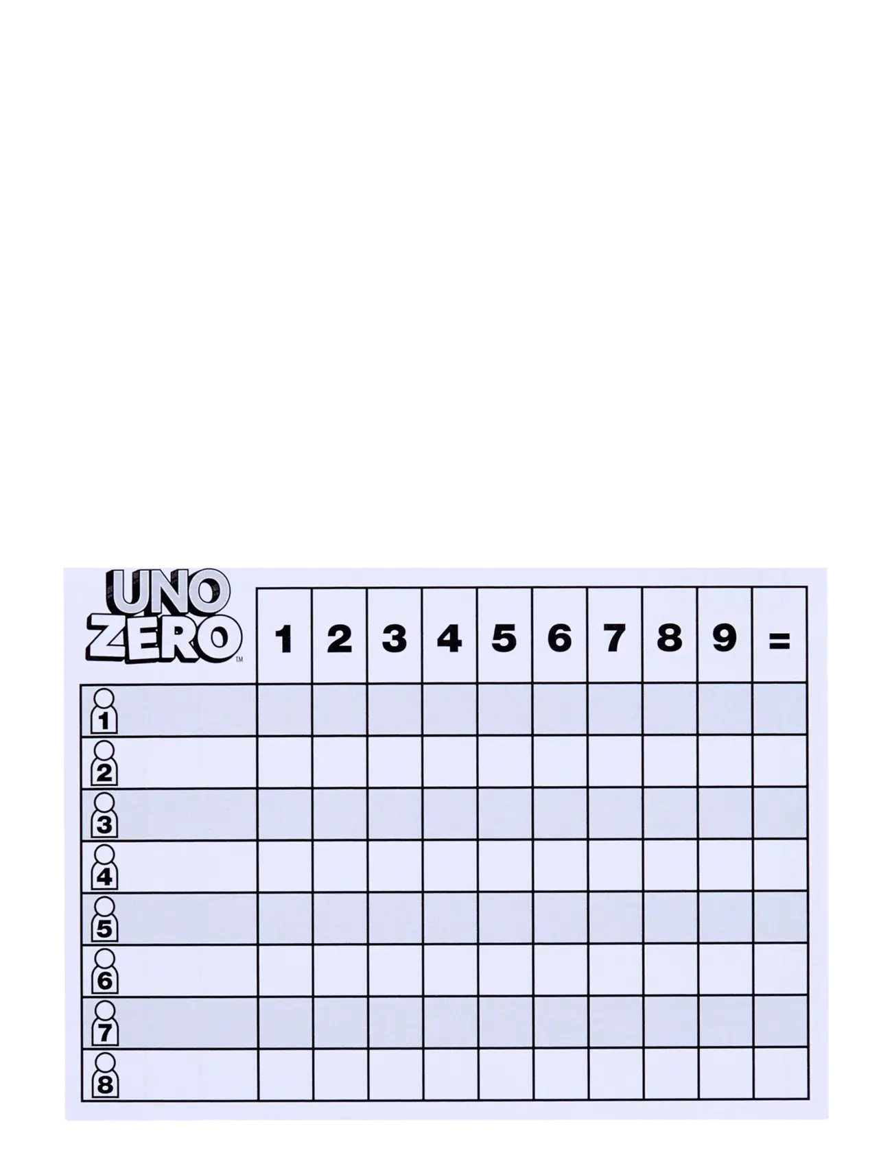 Mattel Games - Games UNO Zero Card Game for Kid, Adult & Family Nights, Parties & Travel, Includes Deck & Scorecard - gry karciane - multi color - 3