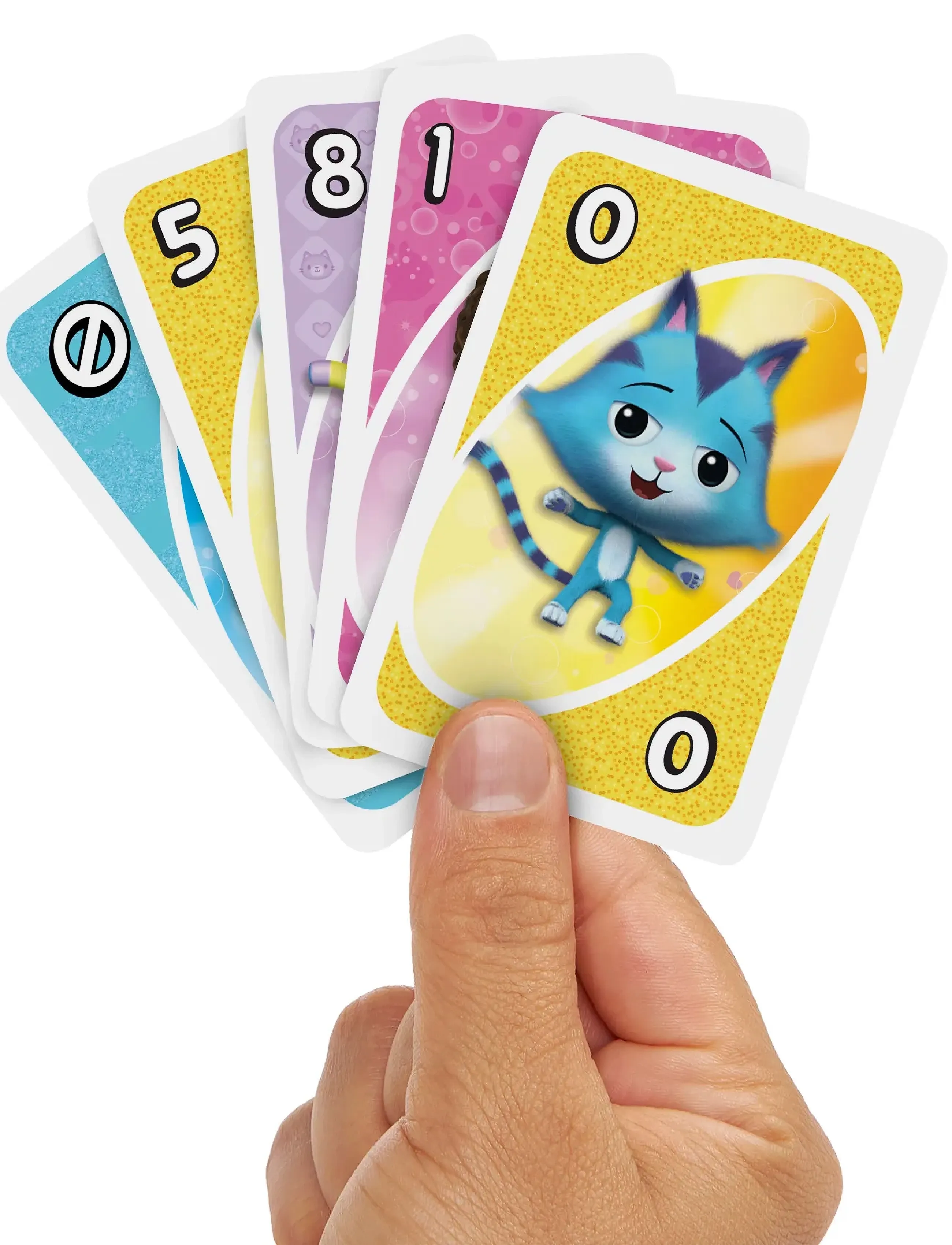 Mattel Games Uno Junior Gabby’s Dollhouse Card Game For Kids, Parents & Family Nights, One Size, Games, Rosa - Kinder