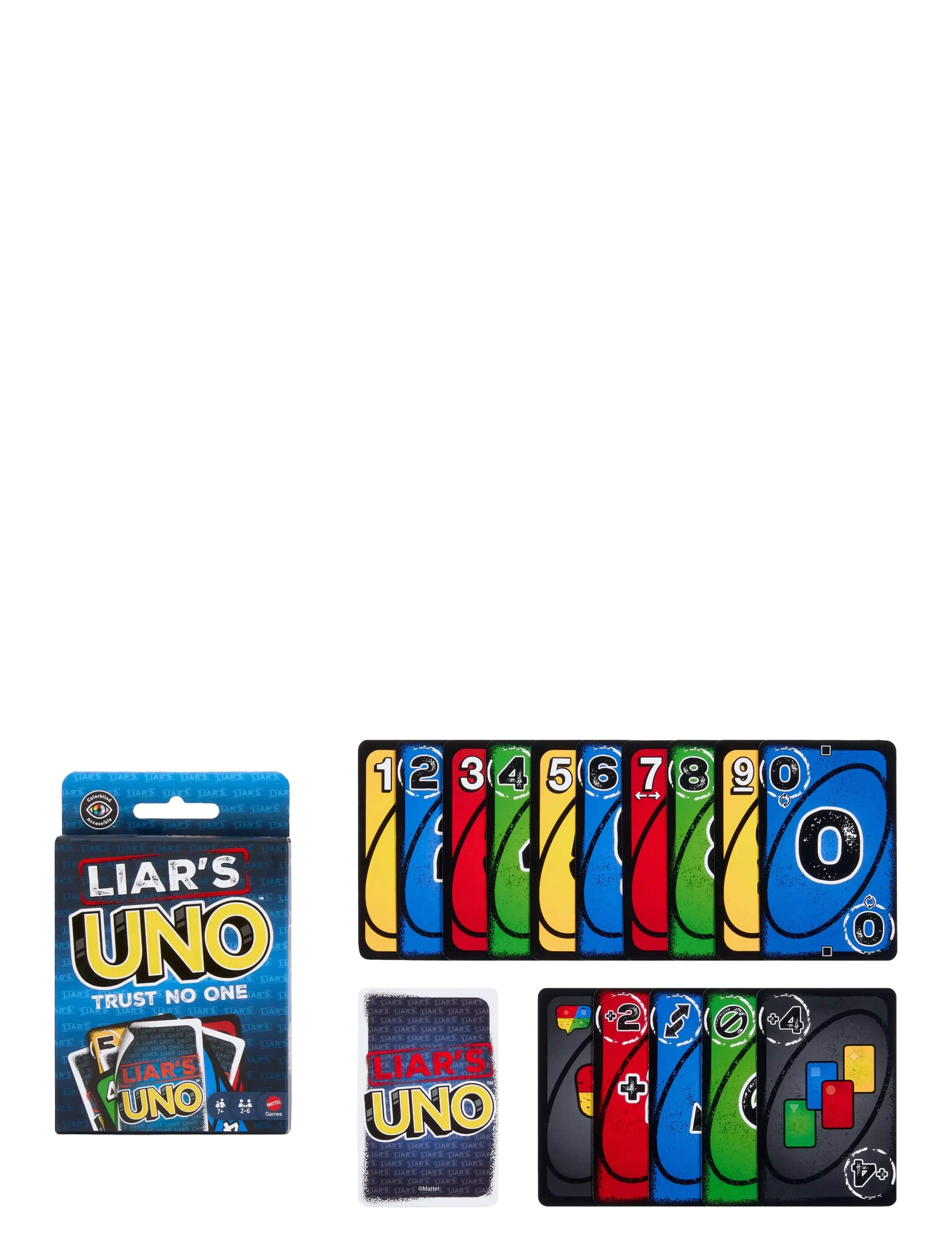 Mattel Games UNO Liars - Leksaker 6-8 år - MULTICOLOR / blue