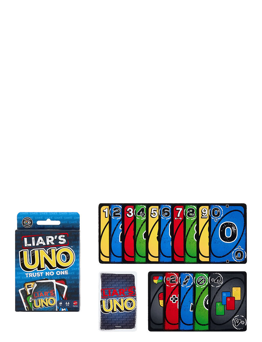Mattel Games - UNO Liars - kortspel - multicolor - 1