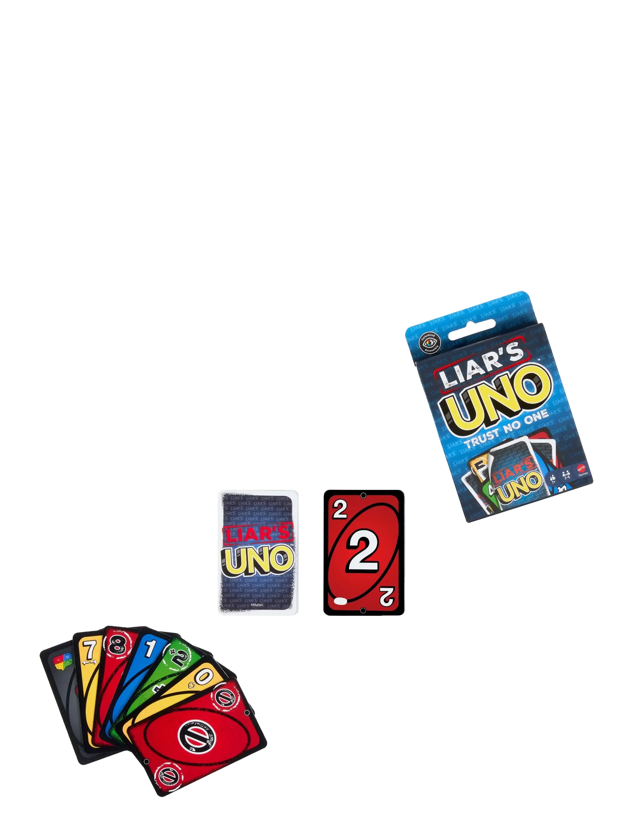 Mattel Games - UNO Liars - jeux de cartes - multicolor - 4