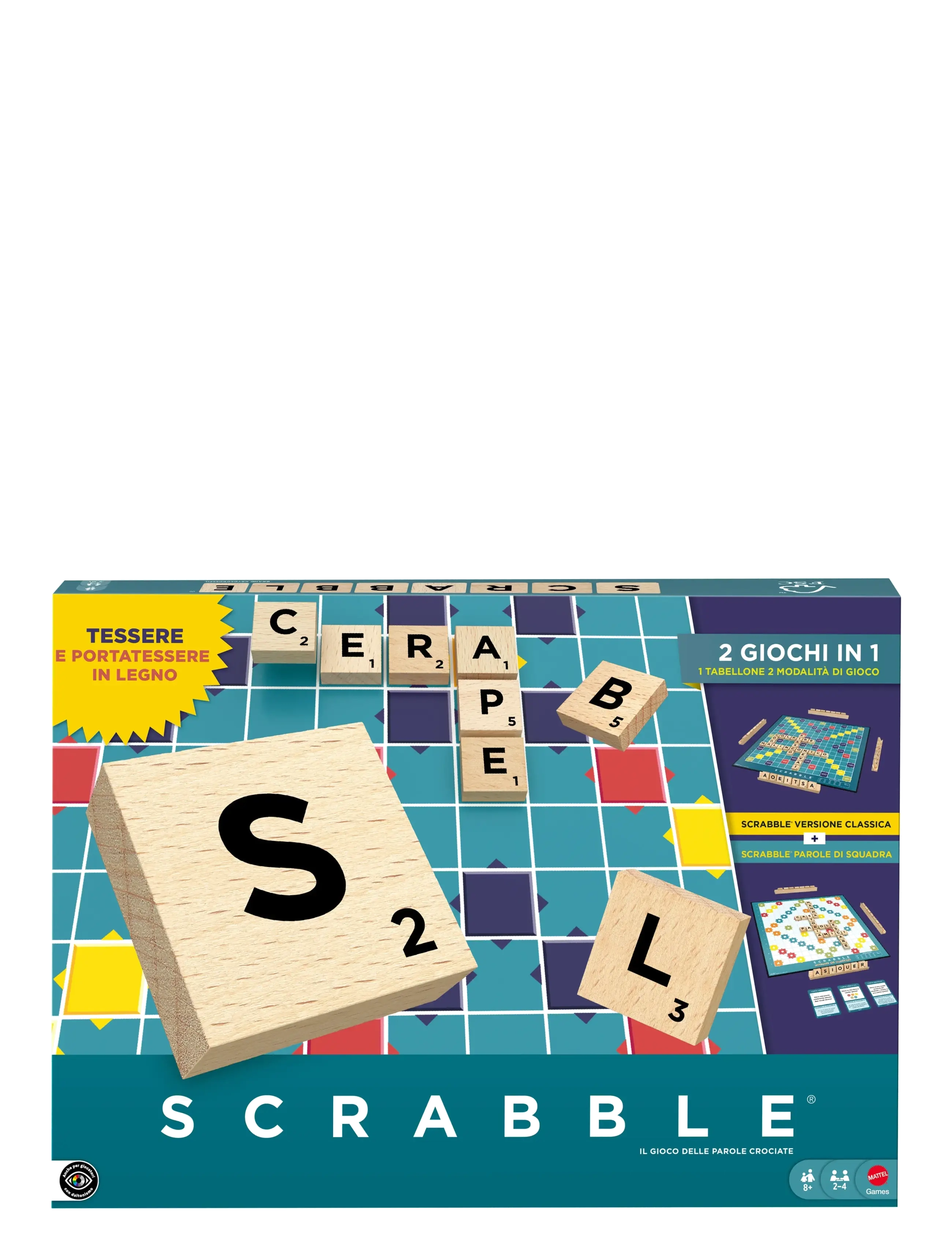 Mattel Games Games Scrabble Board game Word - Spel - MULTICOLOR / multi