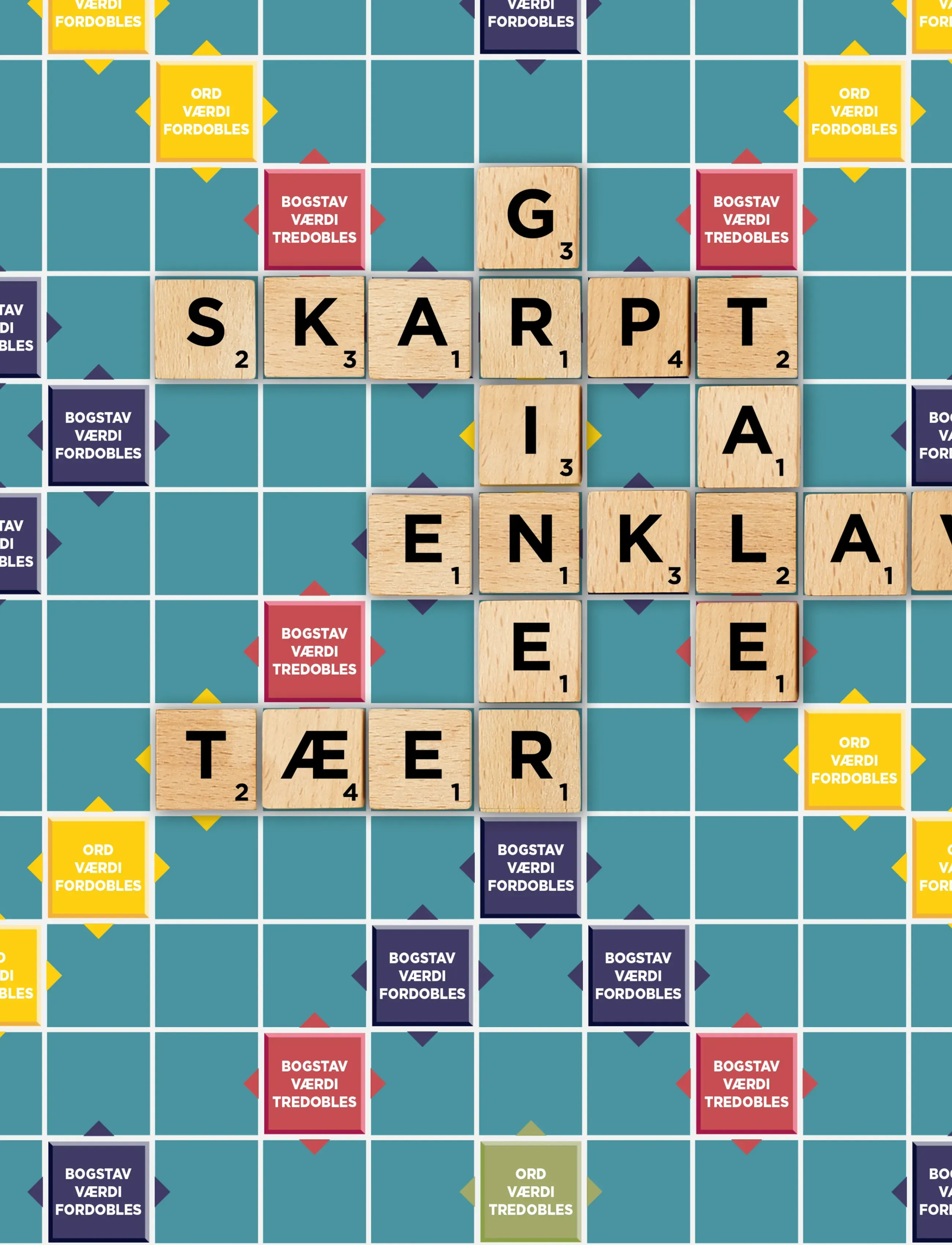 Mattel Games - Games Scrabble Board game Word - brettspiele - multicolor - 0