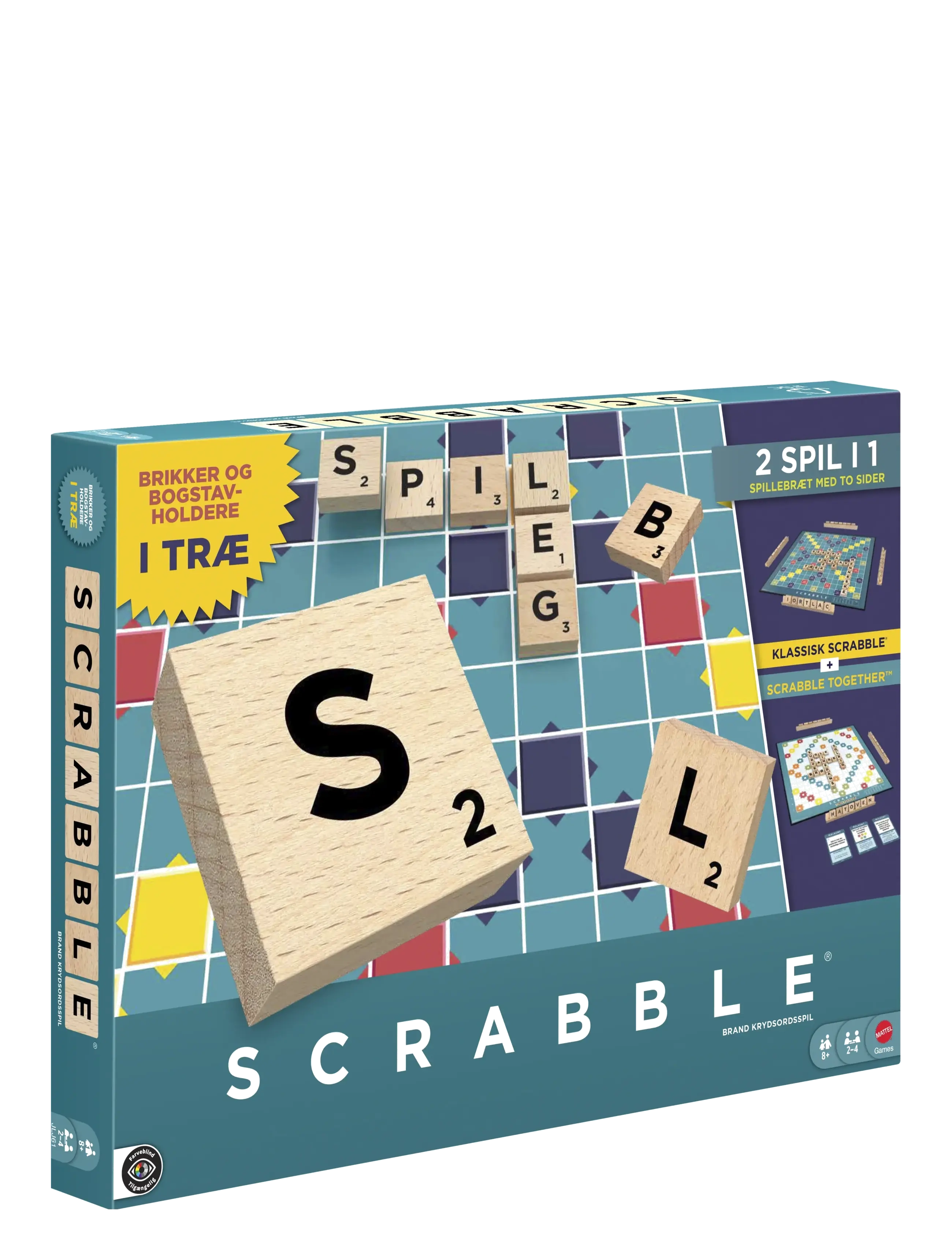 Mattel Games Scrabble Board Game Word, One Size, Games, Mehrfarbig/gemustert - Kinder