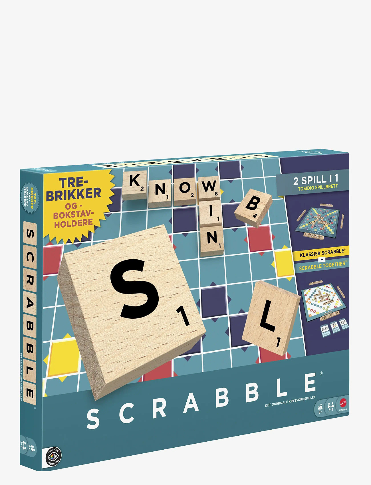 Mattel Games - Games Scrabble Board game Word - brætspil - multicolor - 2