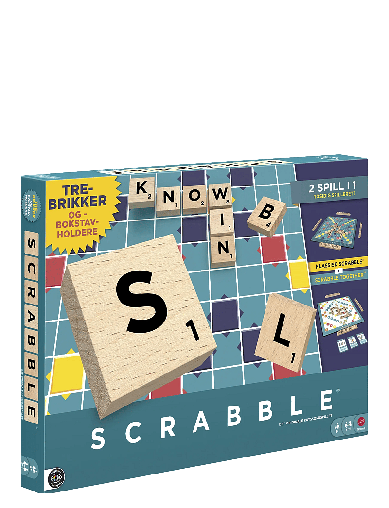 Mattel Games - Games Scrabble Board game Word - brætspil - multicolor - 2