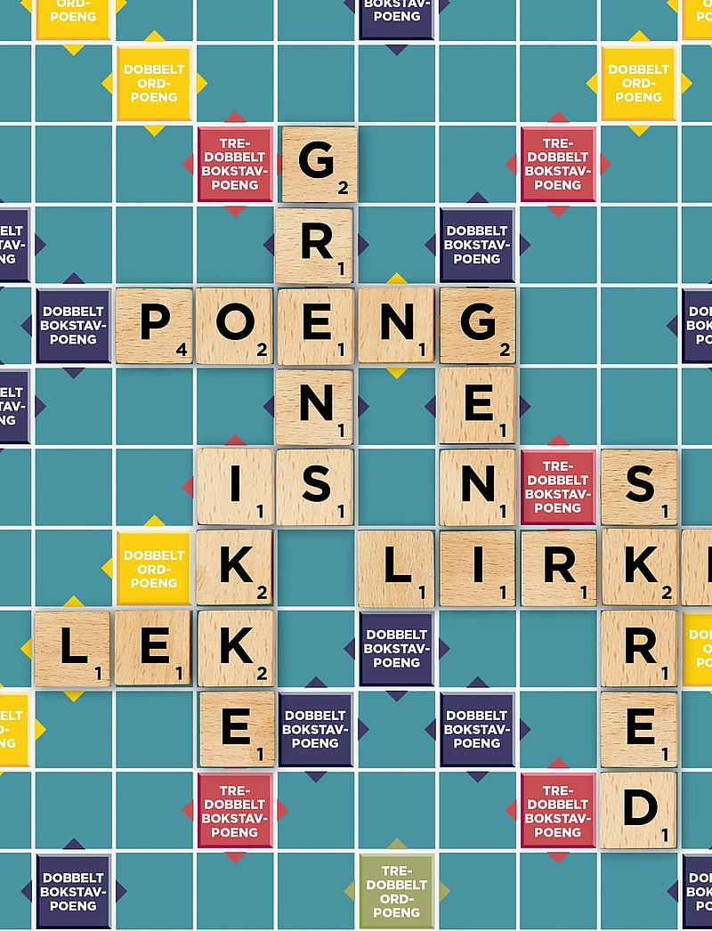 Mattel Games - Games Scrabble Board game Word - brætspil - multicolor - 0