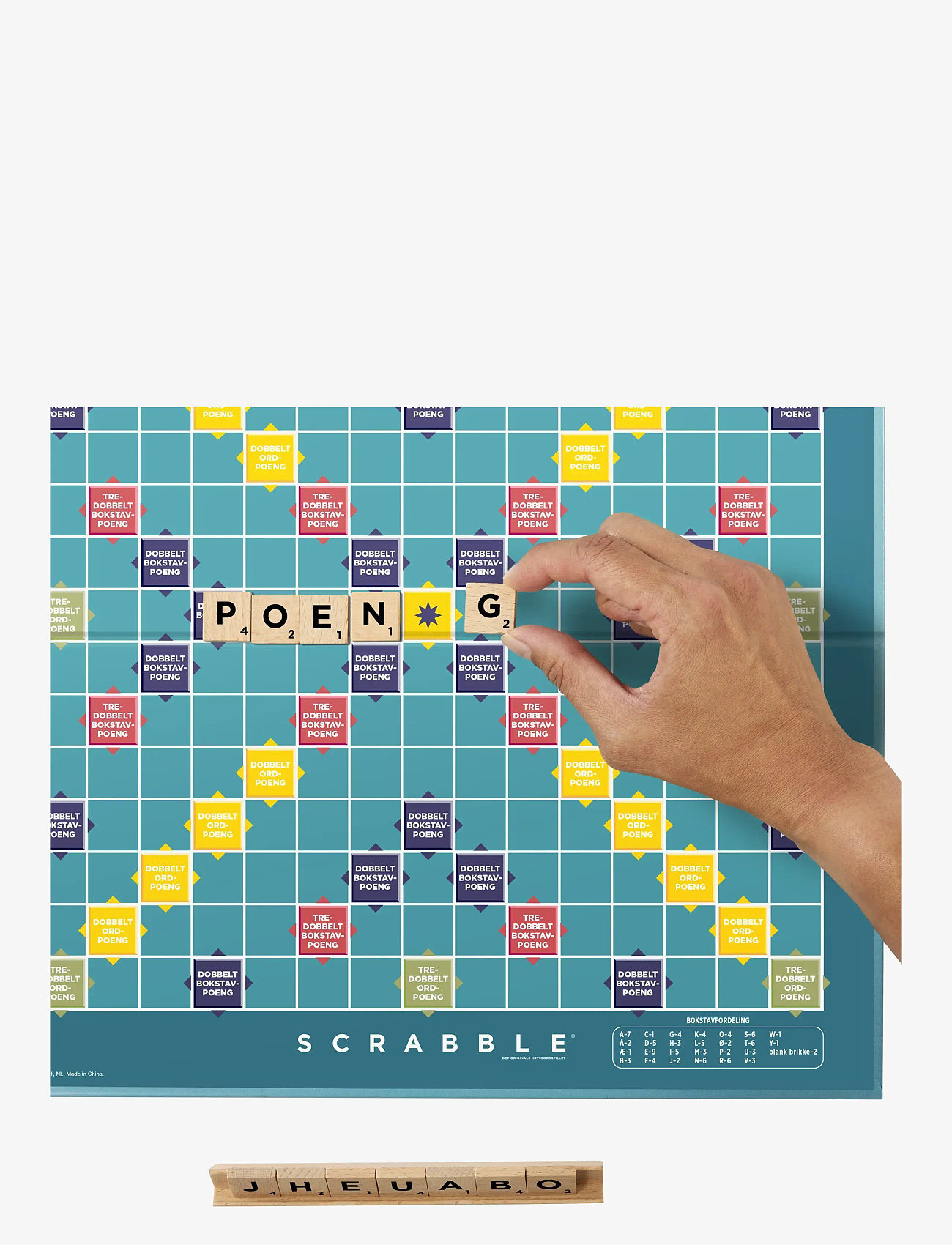Mattel Games - Games Scrabble Board game Word - brætspil - multicolor - 5