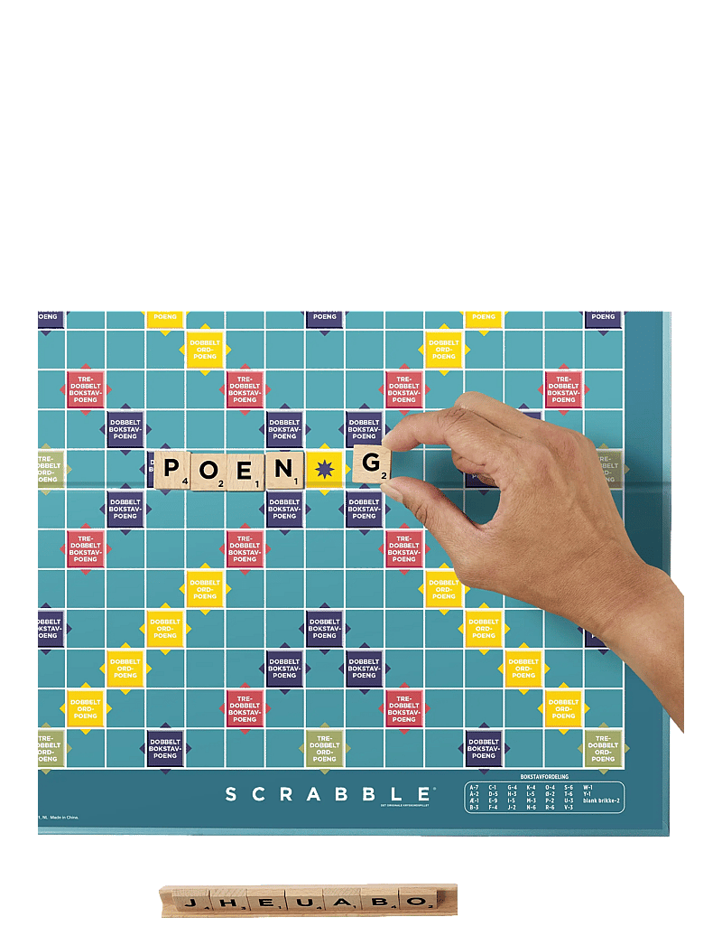 Mattel Games - Games Scrabble Board game Word - brætspil - multicolor - 5