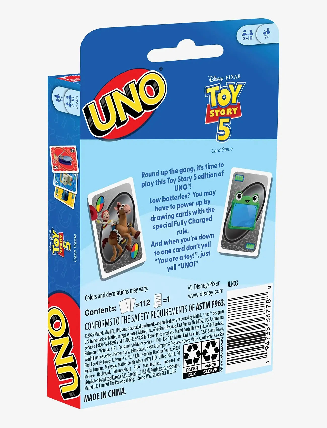 Mattel Games - UNO Licensed Project Target - kortspel - multicolor - 4