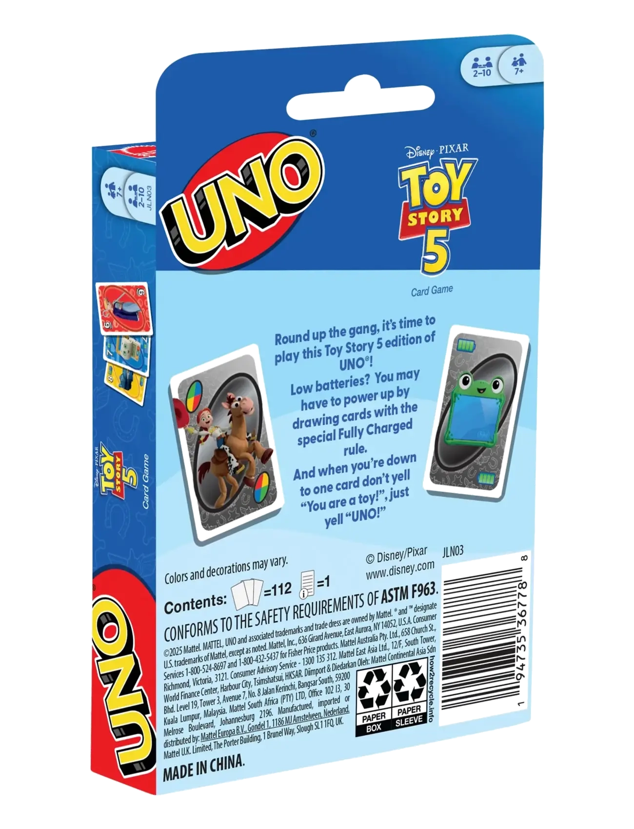 Mattel Games - UNO Licensed Project Target - kaartspellen - multicolor - 4