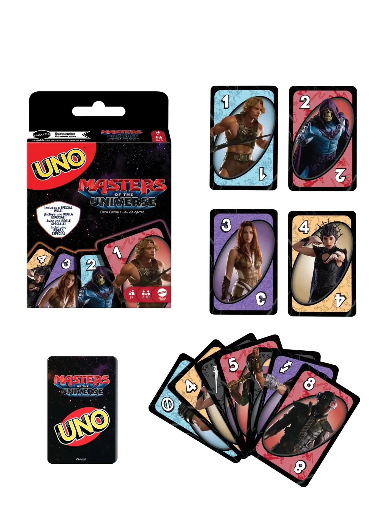 Mattel Games Board/Card Game, One Size, Games, Mehrfarbig/gemustert - Card Kinder