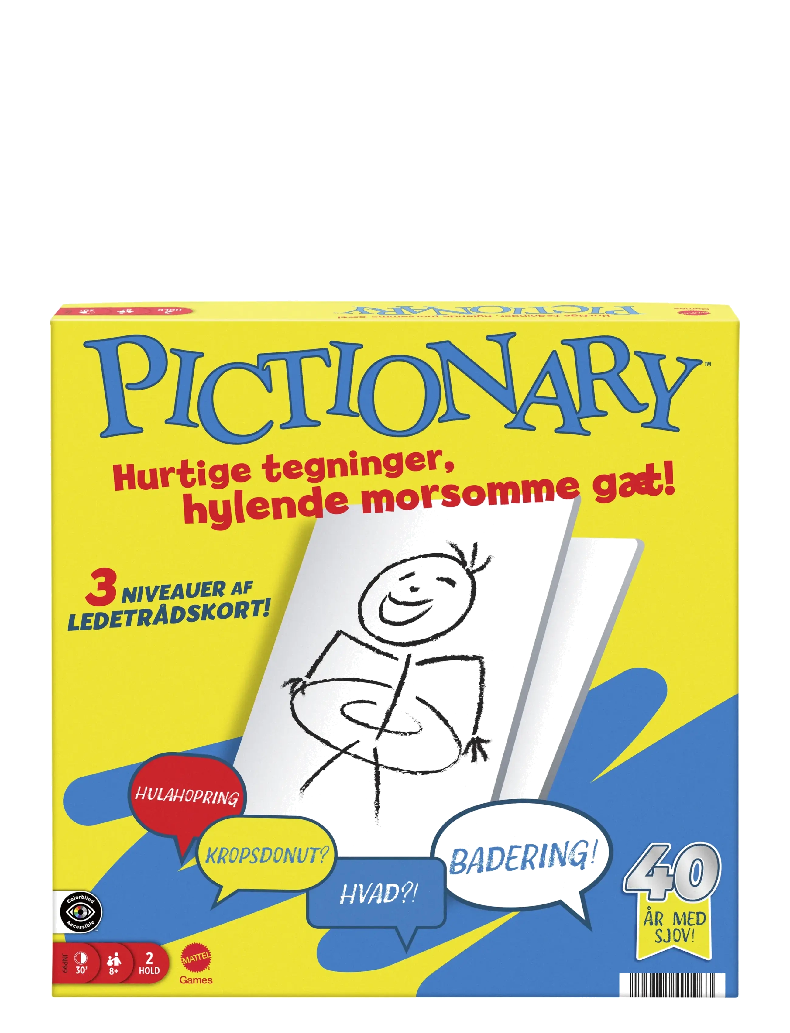 Mattel Games - Games Pictionary Family Board Game for Kids, Adults and Game Night with Erasable Boards and Markers - multicolor - 2