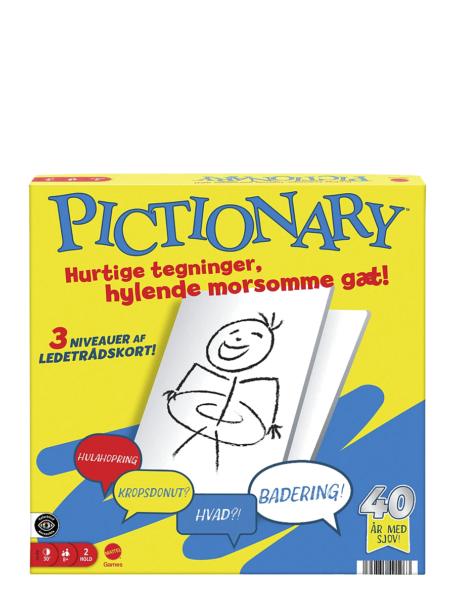 Mattel Games - Games Pictionary Family Board Game for Kids, Adults and Game Night with Erasable Boards and Markers - brettspiele - multicolor - 2
