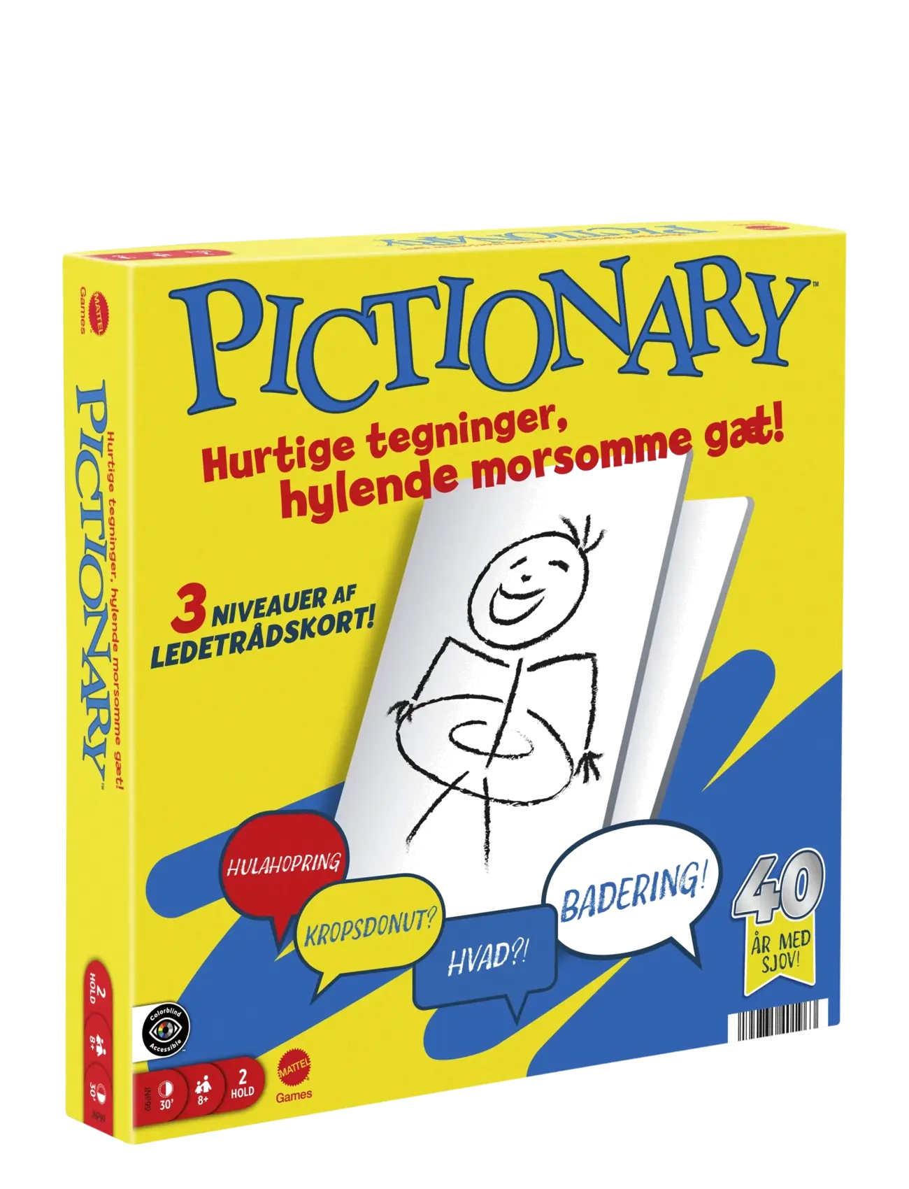 Mattel Games - Games Pictionary Family Board Game for Kids, Adults and Game Night with Erasable Boards and Markers - multicolor - 3