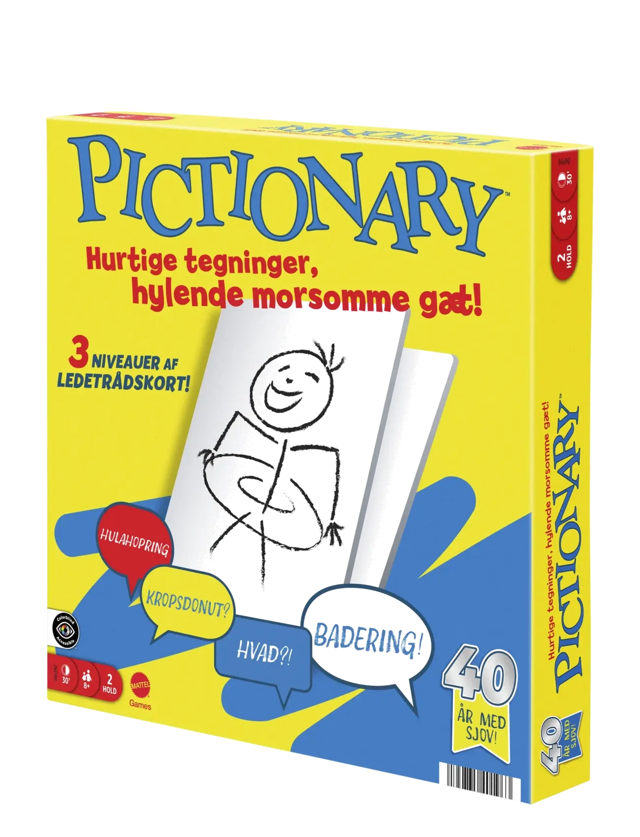 Mattel Games - Games Pictionary Family Board Game for Kids, Adults and Game Night with Erasable Boards and Markers - multicolor - 4