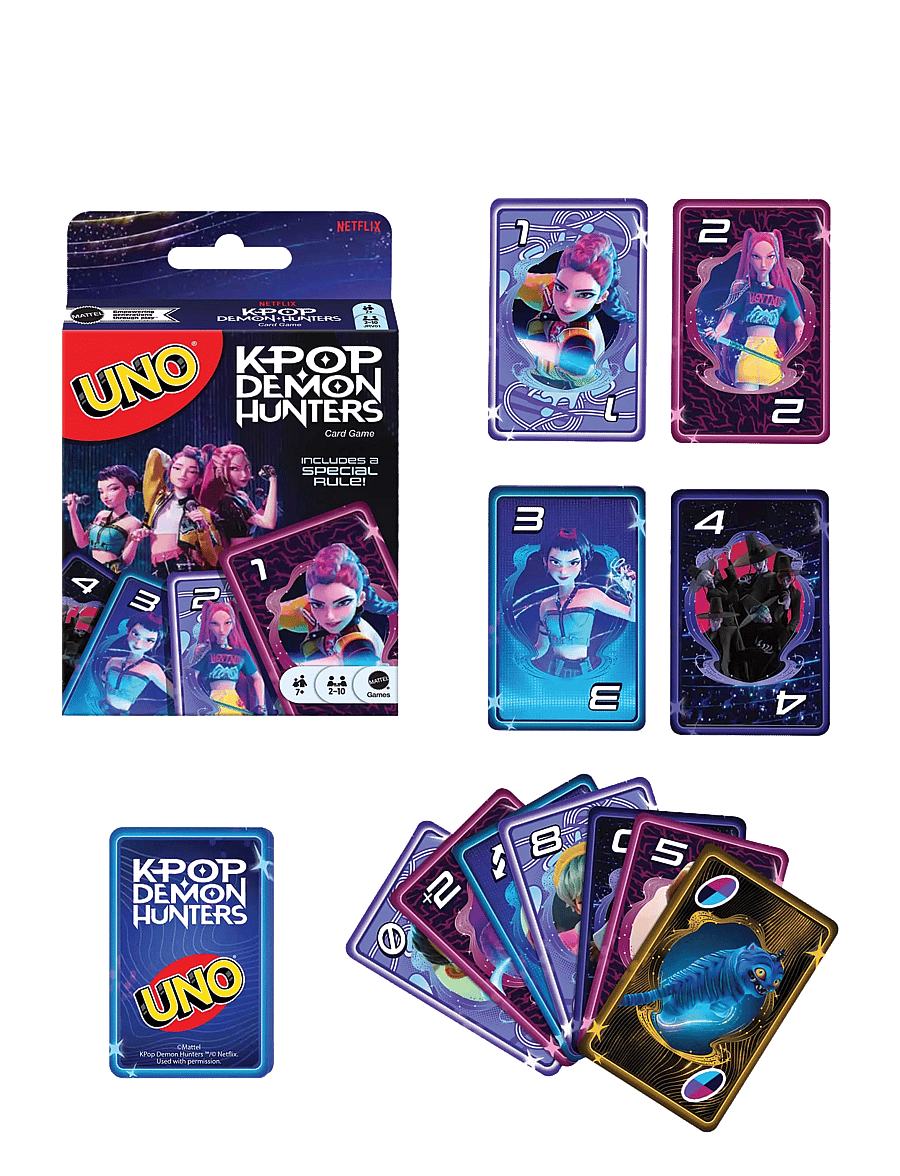 Mattel Games - UNO K-POP Demon Hunters - kaardimängud - multi color - 1