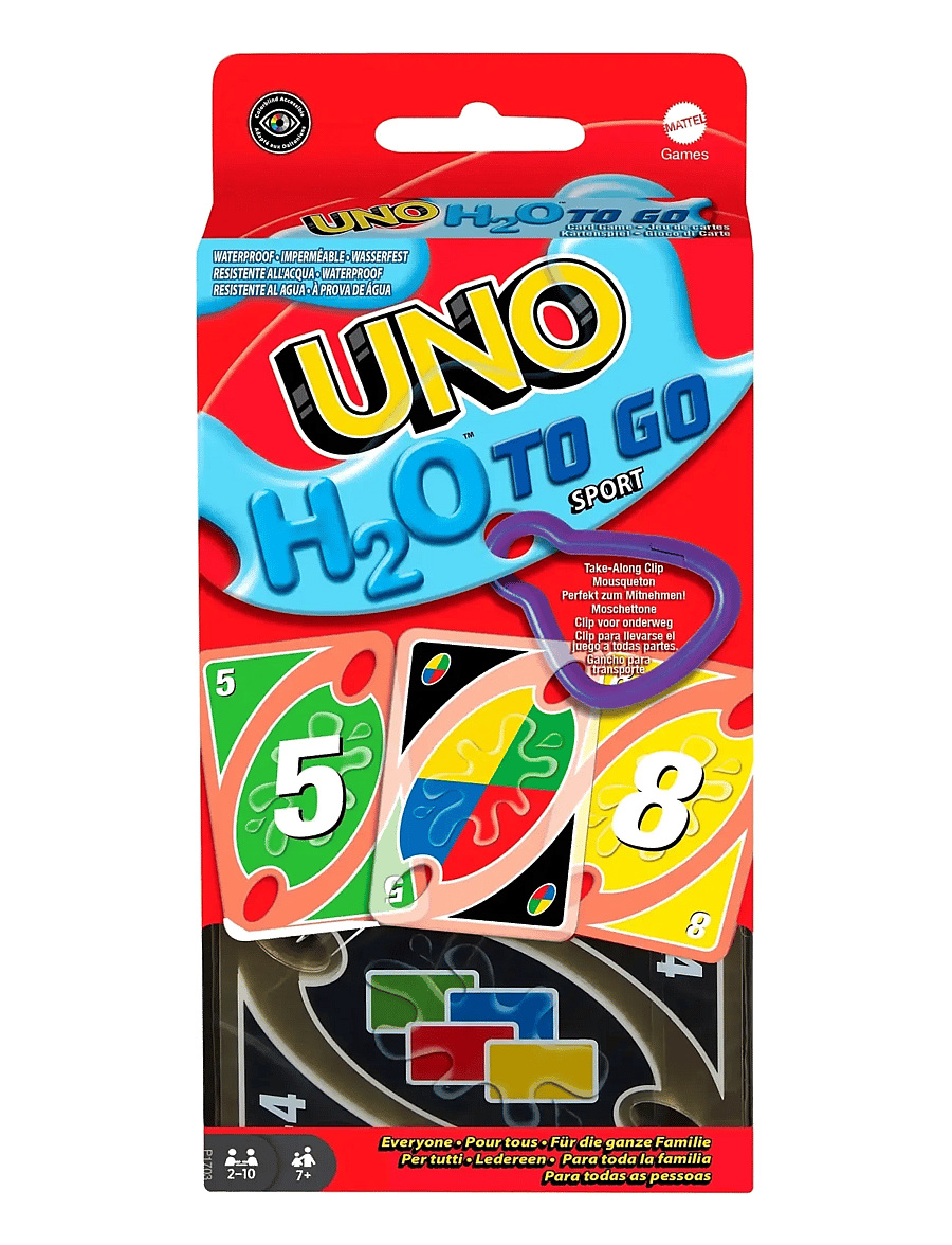Mattel Games - Games UNO H2O To Go Card Game - gry karciane - multi color - 0