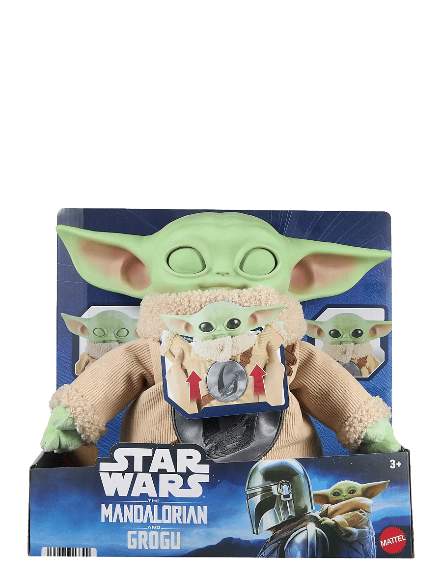 Star Wars - Star Wars The Mandalorian & Grogu Movie Pick-Me-Up Grogu Character Plush Rondel Design Vinyl Head - plüschspielzeug - multicolor - 4
