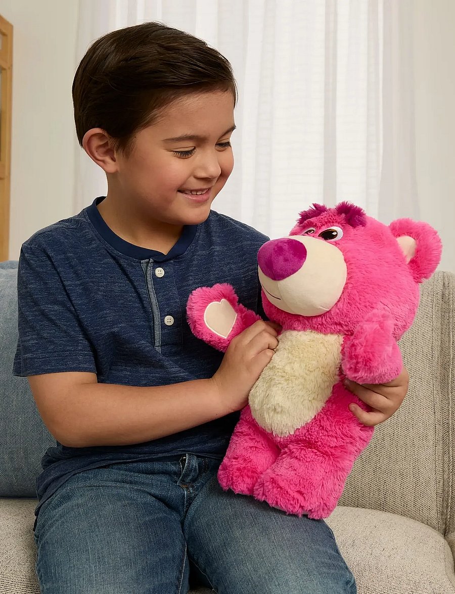 Toys Story - Disney Pixar Toy Story Lotso Plush Sound Toy, Cuddly Soft Doll Bear, Hums Trills & Chuckles - multi color - 0