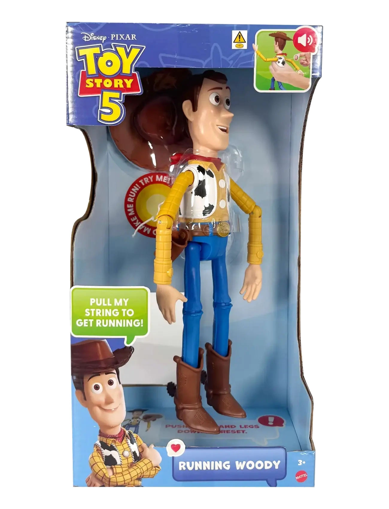 Toy Story - Disney Pixar Disney and Pixar Toy Story 5 Running Woody 12 Inch Action Figure, 50 Plus Sounds - movies & fairy tale characters - multicolor - 5