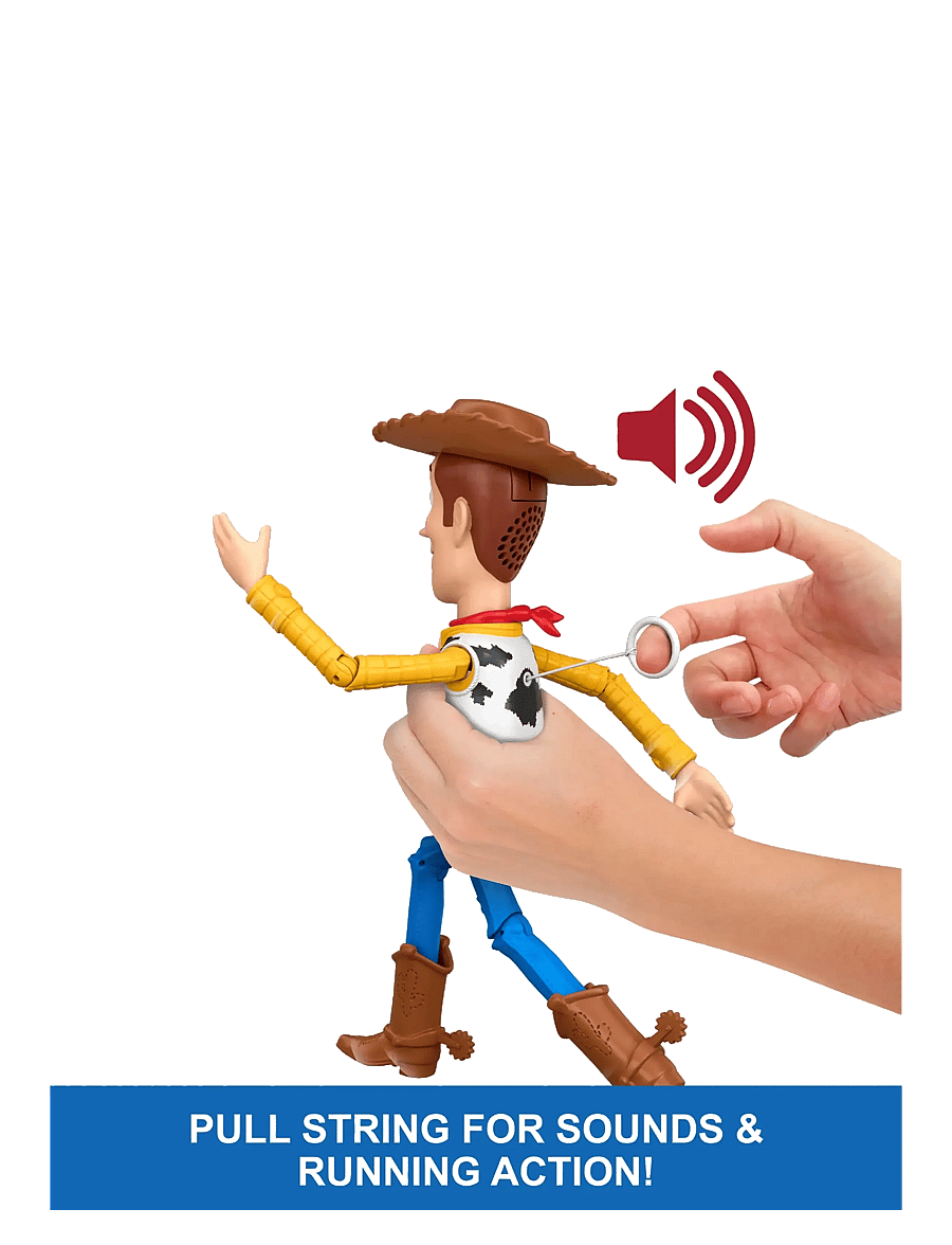Toys Story - Disney Pixar Disney and Pixar Toy Story 5 Running Woody 12 Inch Action Figure, 50 Plus Sounds - kinder - multicolor - 5