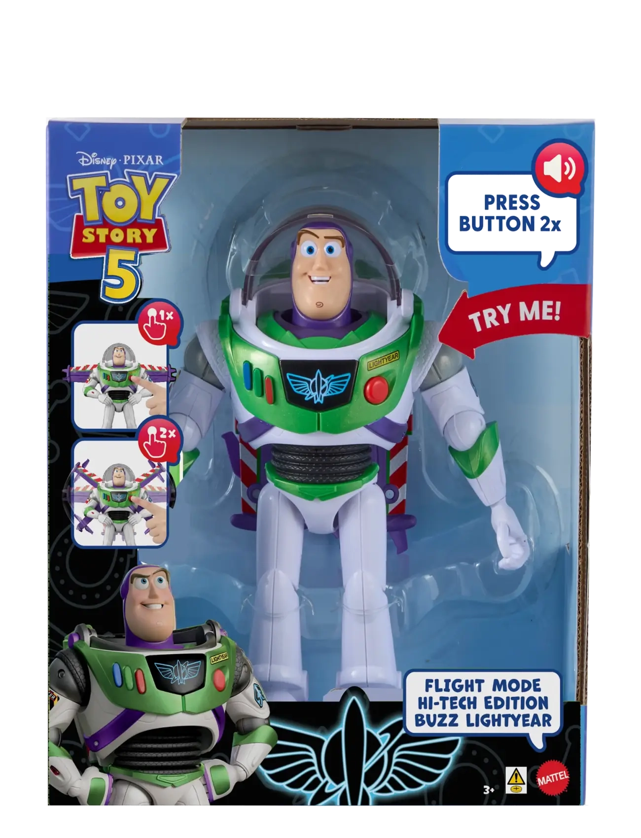 Toy Story - Pixar Project Target 12" Flight Mode Hi-Tech Buzz - multicolor - 2