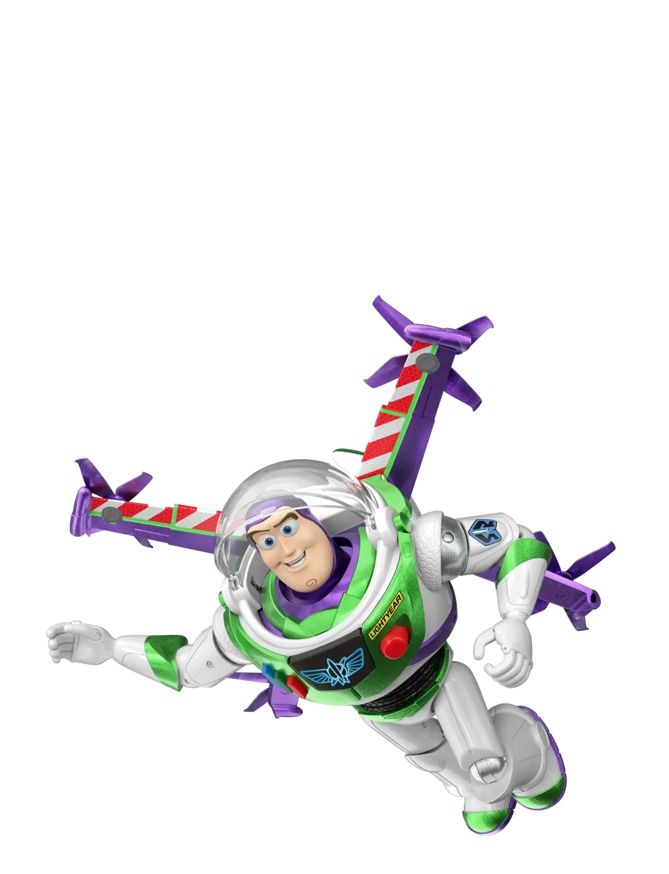 Toy Story - Toy Story Disney and Pixar 12” Scale Flight Mode Edition Buzz Lightyear, 35+ Sounds in English - actionfigurer - multicolor - 2