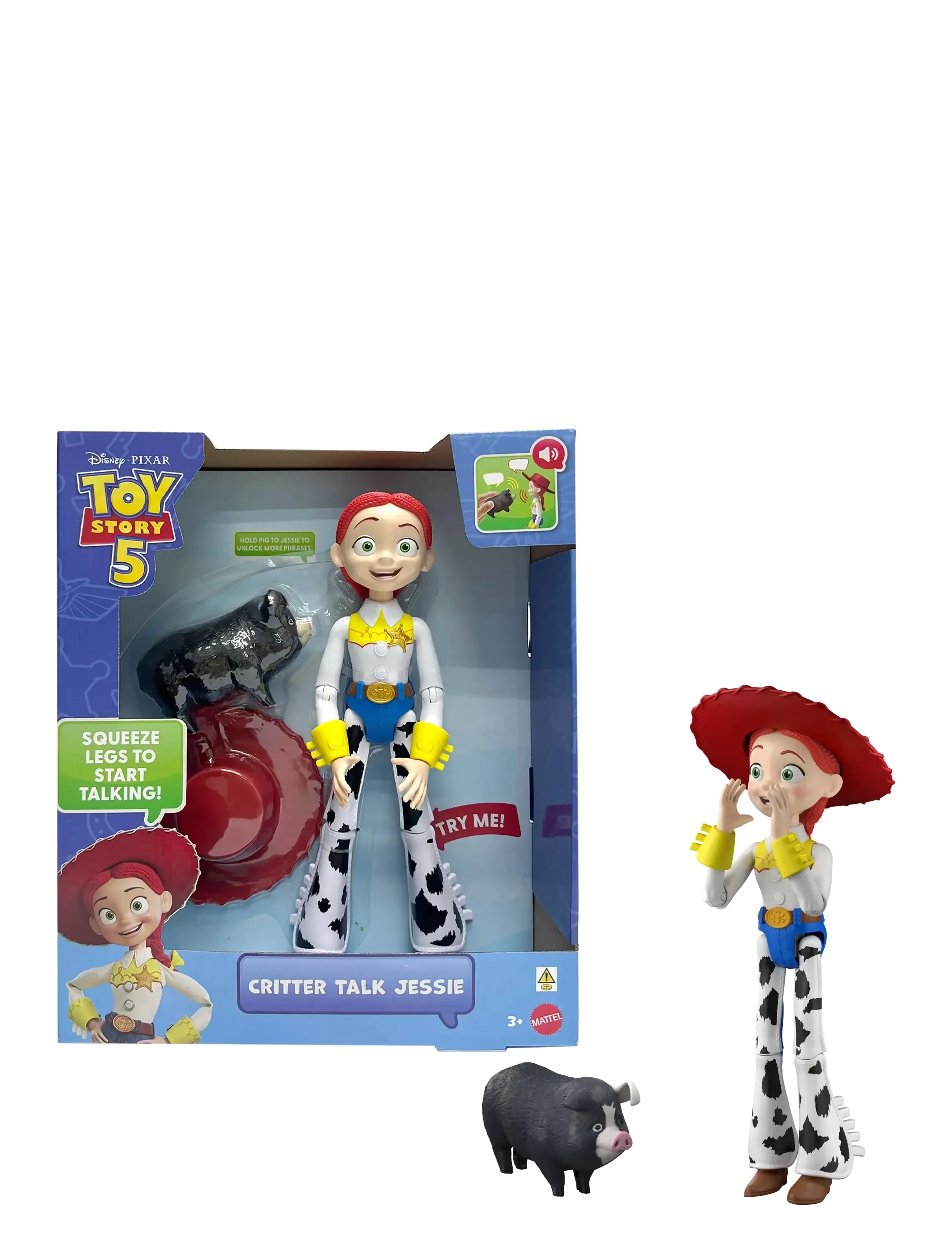 Toy Story Pixar Project Target 12" Critter Talk Jessie, Børn, Movies & Fairy Tale Characters, Multi/mønstret, Str: ONE SIZE