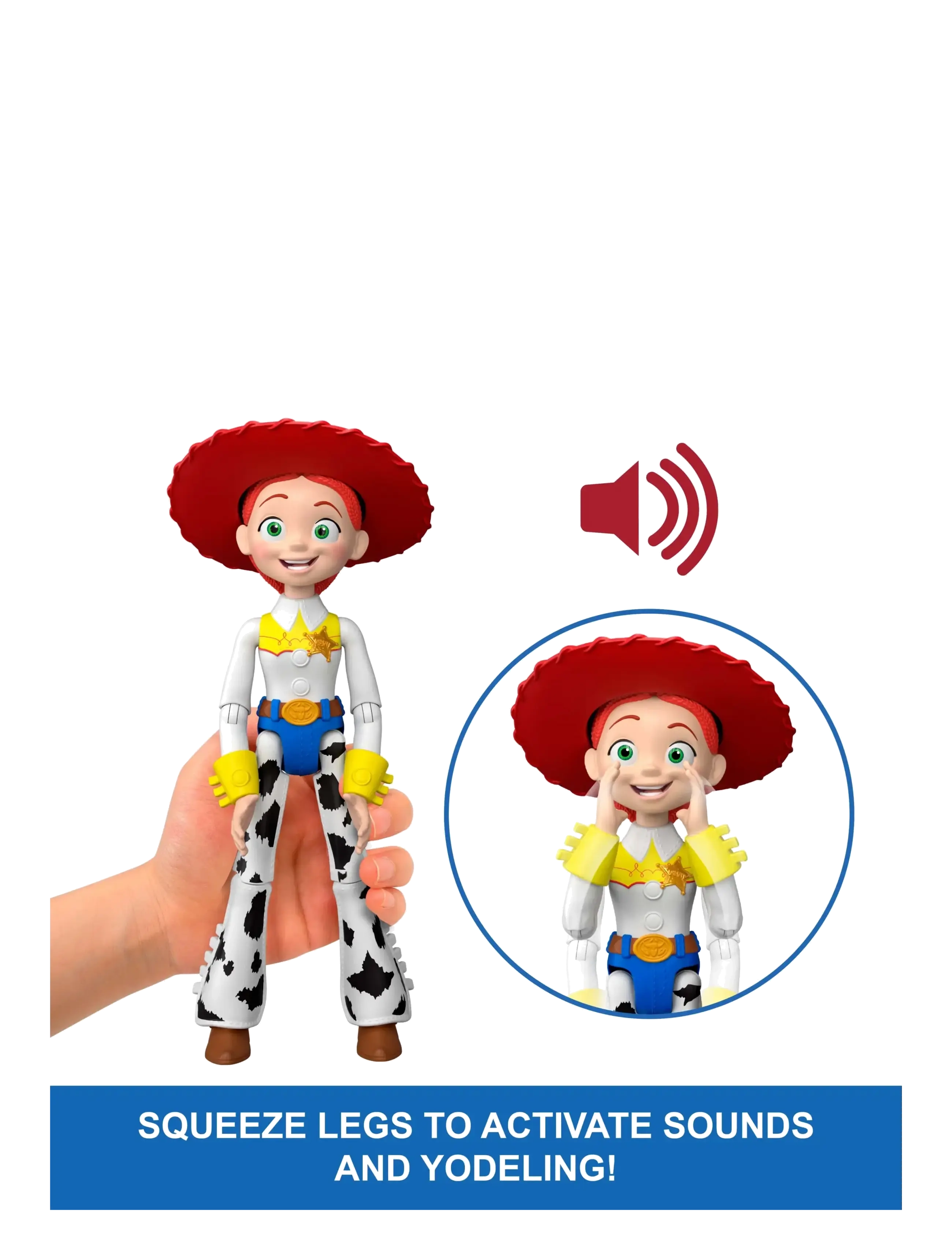 Toys Story - Pixar Project Target 12" Critter Talk Jessie, Sounds in English - kinder - multicolor - 5