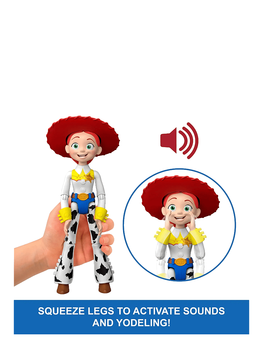 Toys Story - Pixar Project Target 12" Critter Talk Jessie, Sounds in English - kinder - multicolor - 5