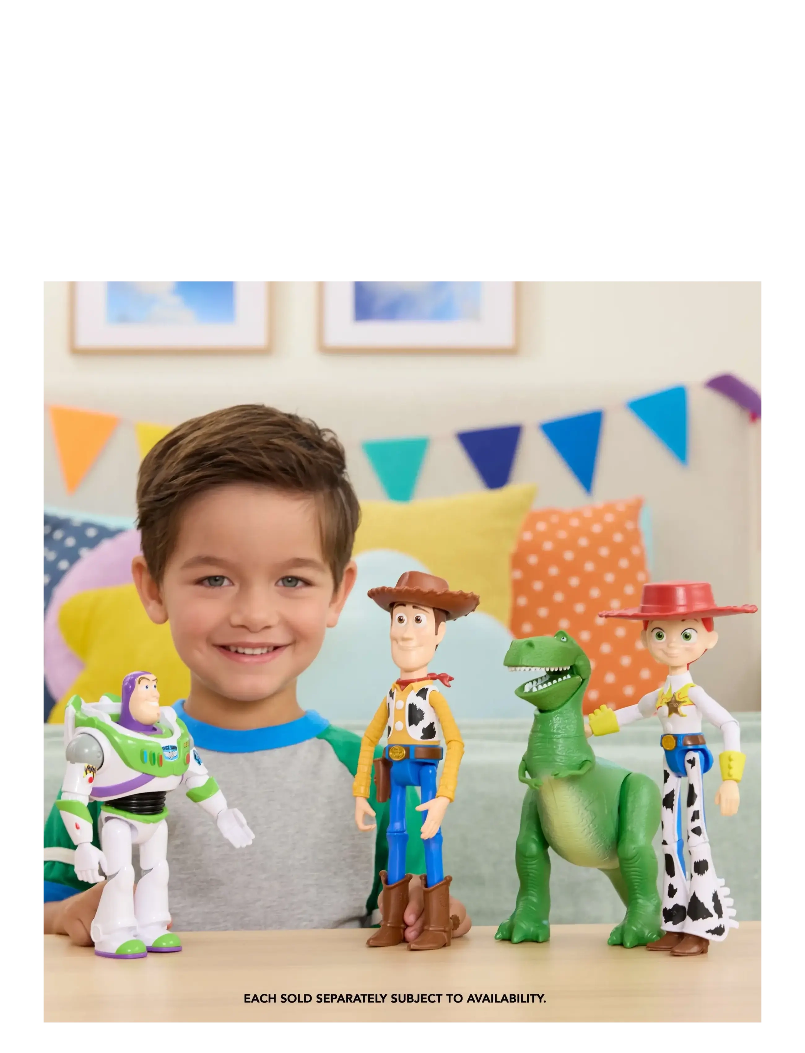 Toy Story - Pixar Playscale (7") Woody - No Badge - actionfigurer - multicolor - 5