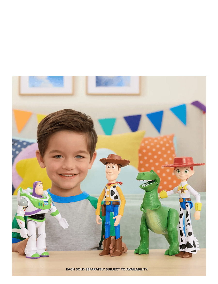 Toy Story - Pixar Playscale (7") Woody - No Badge - actionfigurer - multicolor - 5