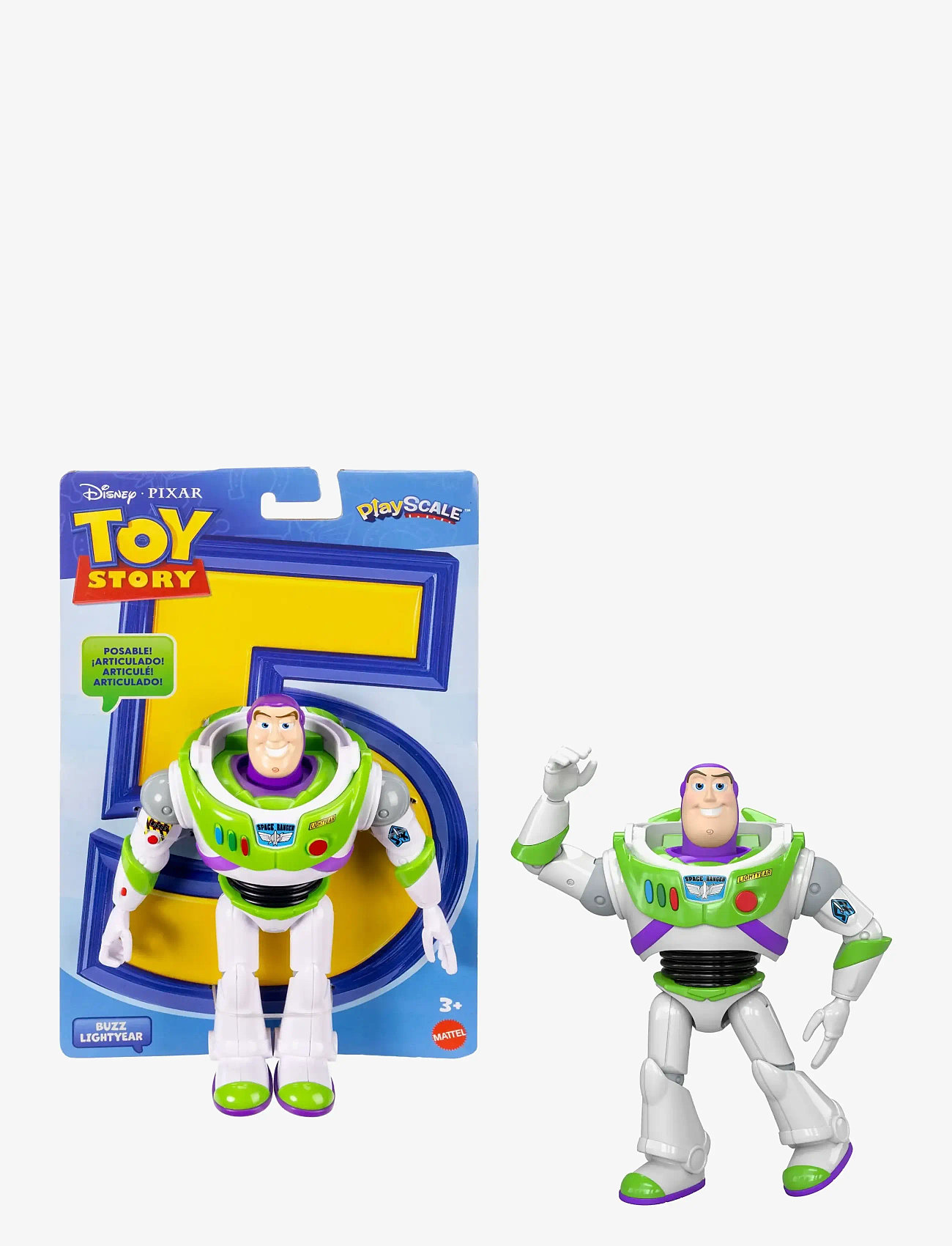 Toy Story - Pixar Playscale (7") Buzz - Original - actionfigurer - multicolor - 1