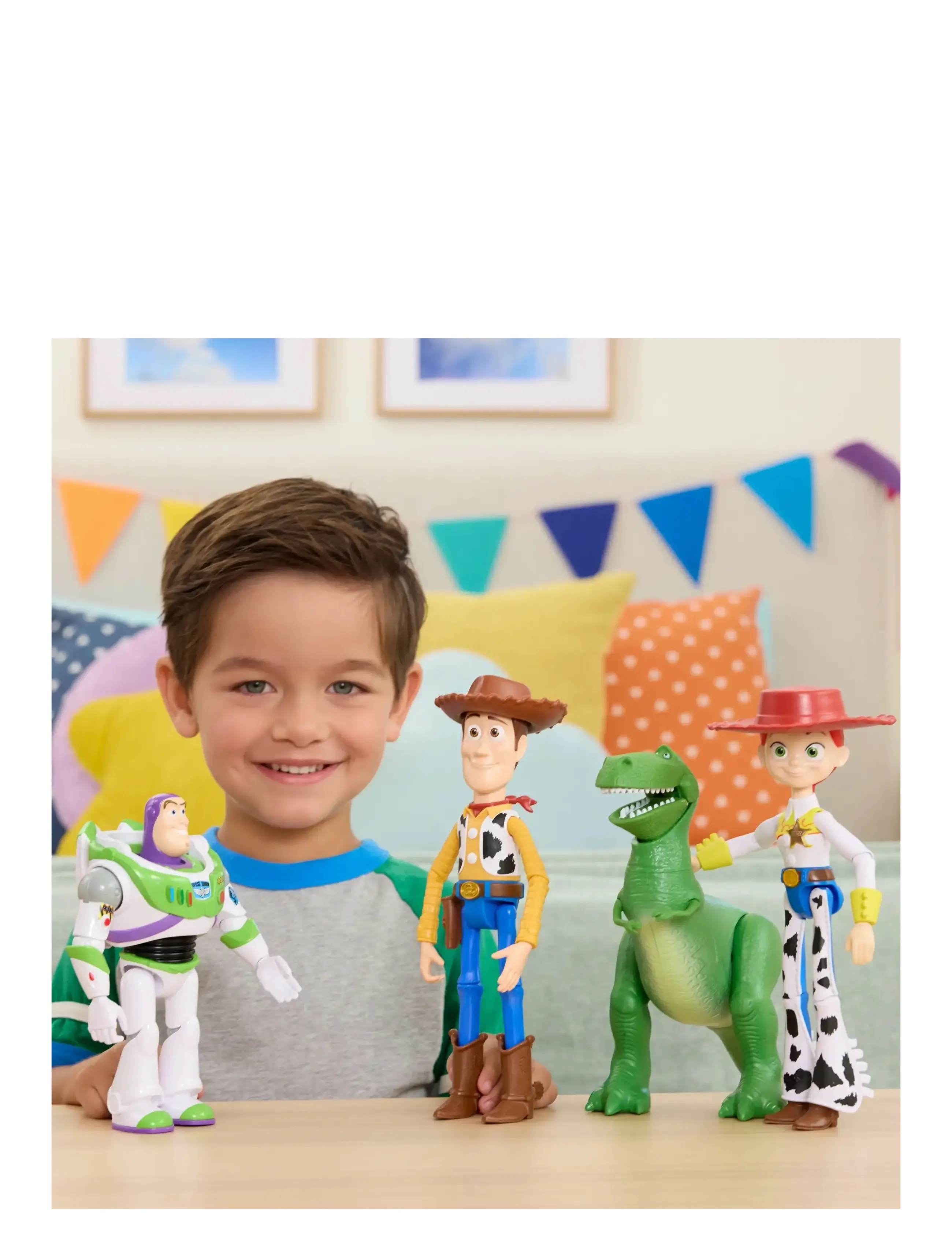 Toy Story Pixar Playscale (7") Buzz Original, Børn, Action Figures, Multi/mønstret, Str: ONE SIZE