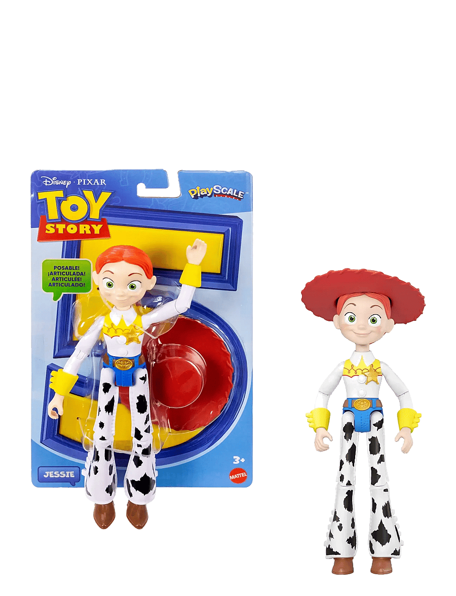 Toy Story - Pixar Playscale (7") Jessie - with Badge - actionfigurer - multicolor - 1