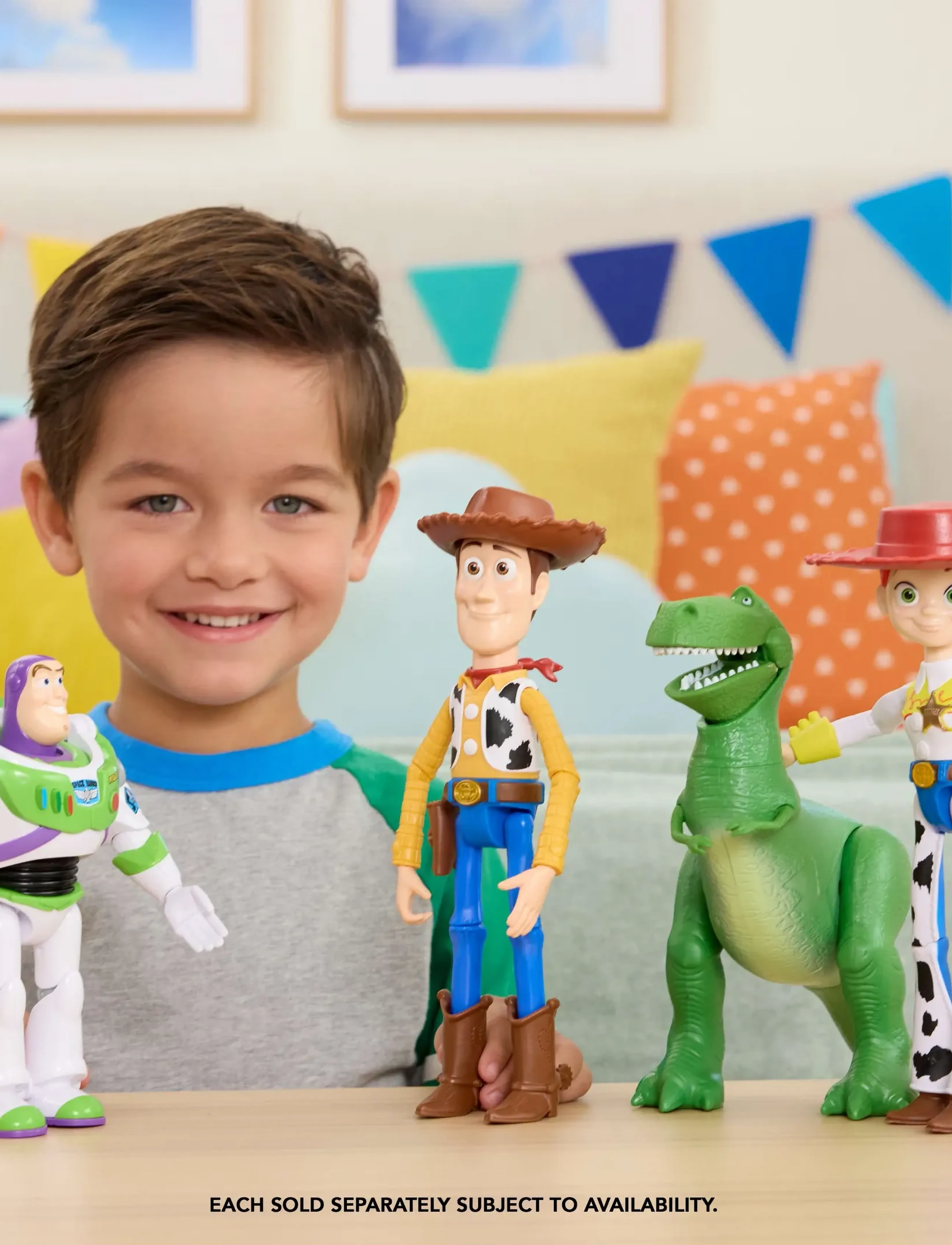 Toy Story Pixar Playscale (7") Jessie With Badge, Børn, Action Figures, Multi/mønstret, Str: ONE SIZE