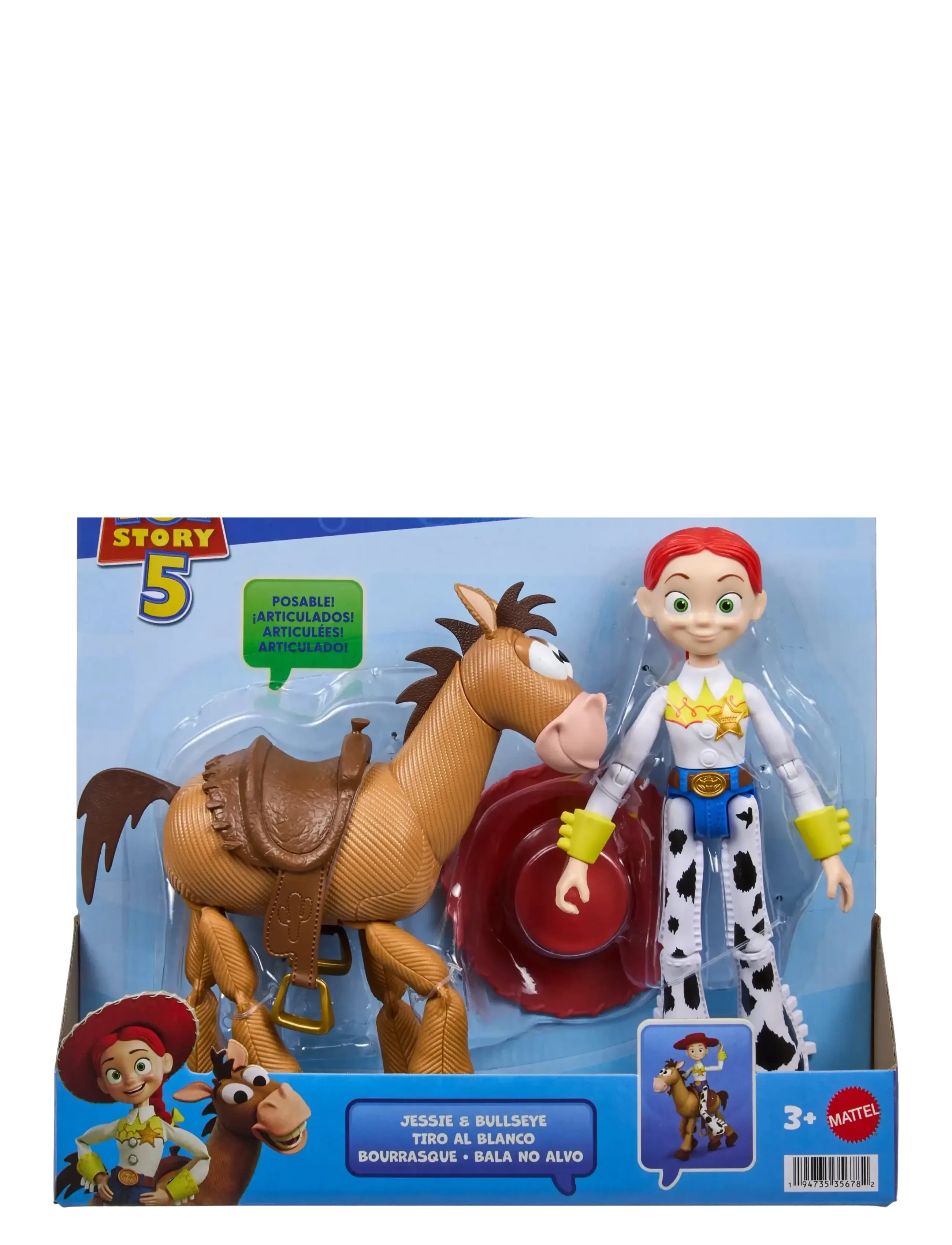 Toy Story - Disney Pixar Disney and Pixar Toy Story 5 Jessie & Bullseye Playscale 7 Inch Action Figures 2 Pack - film- & eventyrsfigurer - multicolor - 5