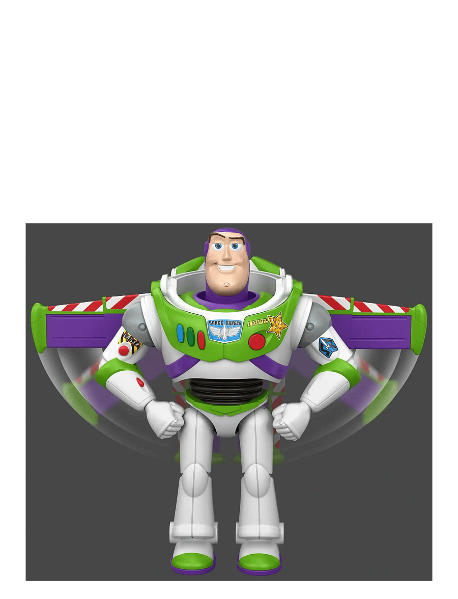 Lelulugu - Pixar Project Target 12" Signature Pop Out Wings Buzz - multicolor - 3