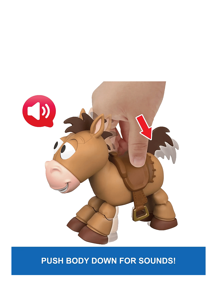 Toy Story - Disney Pixar Disney and Pixar Toy Story Lil Partner Bullseye Posing Horse Figure with Sounds - film- & märchenfiguren - multicolor - 4