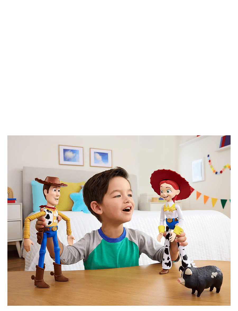 Toy Story - Disney and Pixar Toy Story 5 Running Woody 12 Inch Action Figure, 50 Plus Sounds - film- & märchenfiguren - multicolor - 0