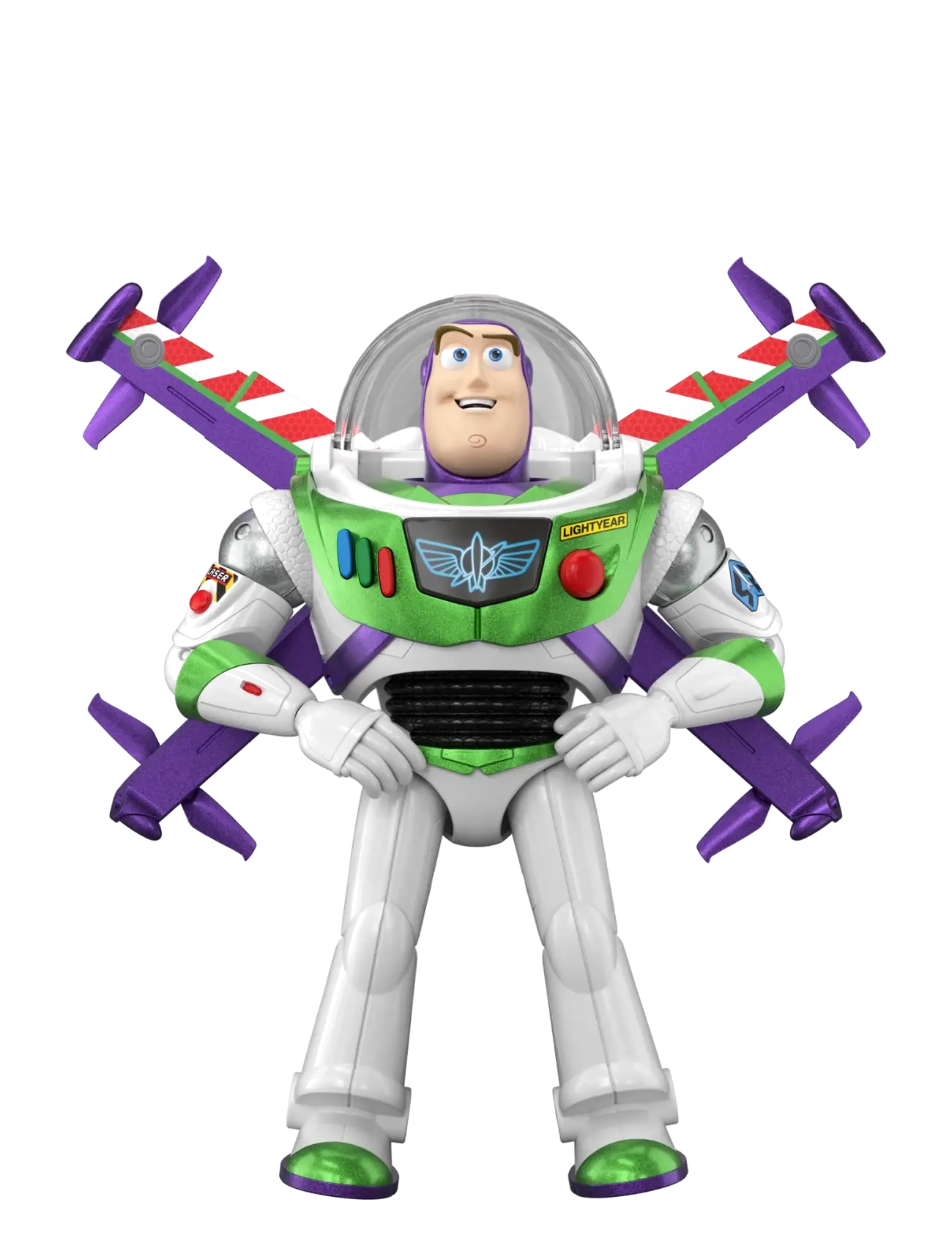Toy Story - Disney and Pixar Toy Story 12” Scale Flight Mode Hi-Tech Edition Buzz Lightyear, 35+ Sounds - film- & märchenfiguren - multicolor - 2