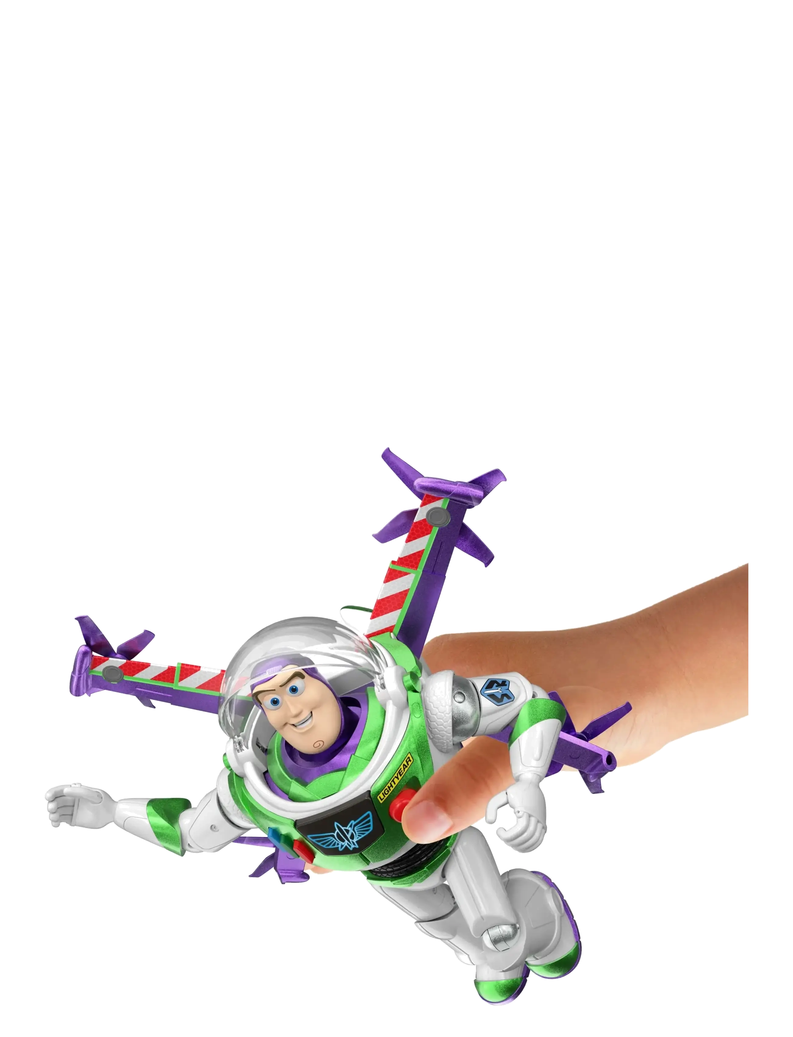 Toys Story - Disney and Pixar Toy Story 12” Scale Flight Mode Hi-Tech Edition Buzz Lightyear, 35+ Sounds - kinder - multicolor - 5