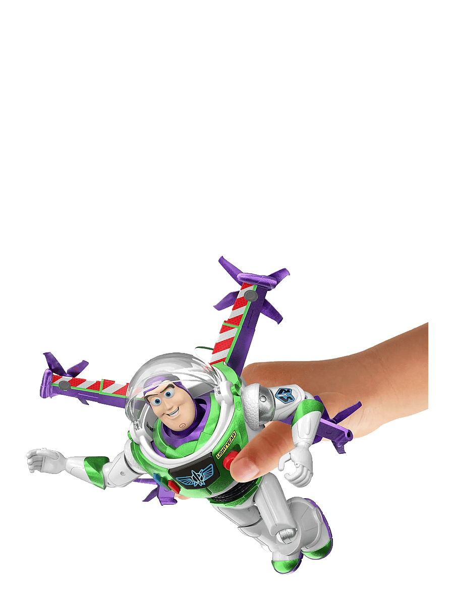 Toys Story - Disney and Pixar Toy Story 12” Scale Flight Mode Hi-Tech Edition Buzz Lightyear, 35+ Sounds - kinder - multicolor - 5