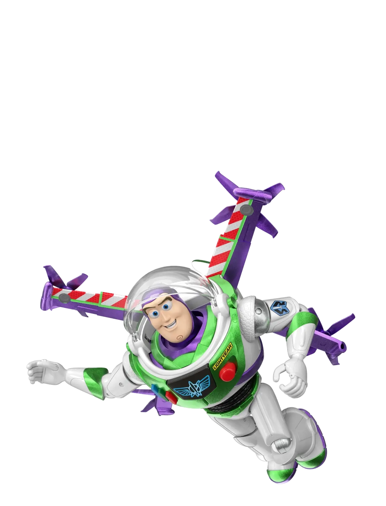 Toy Story - Disney and Pixar Toy Story 12” Scale Flight Mode Hi-Tech Edition Buzz Lightyear, 35+ Sounds - film- & märchenfiguren - multicolor - 3
