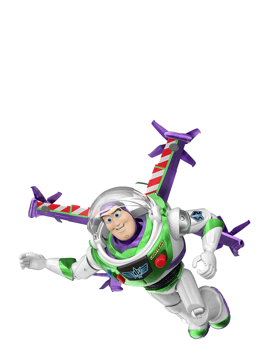 Toy Story - Disney and Pixar Toy Story 12” Scale Flight Mode Hi-Tech Edition Buzz Lightyear, 35+ Sounds - film- & märchenfiguren - multicolor - 3