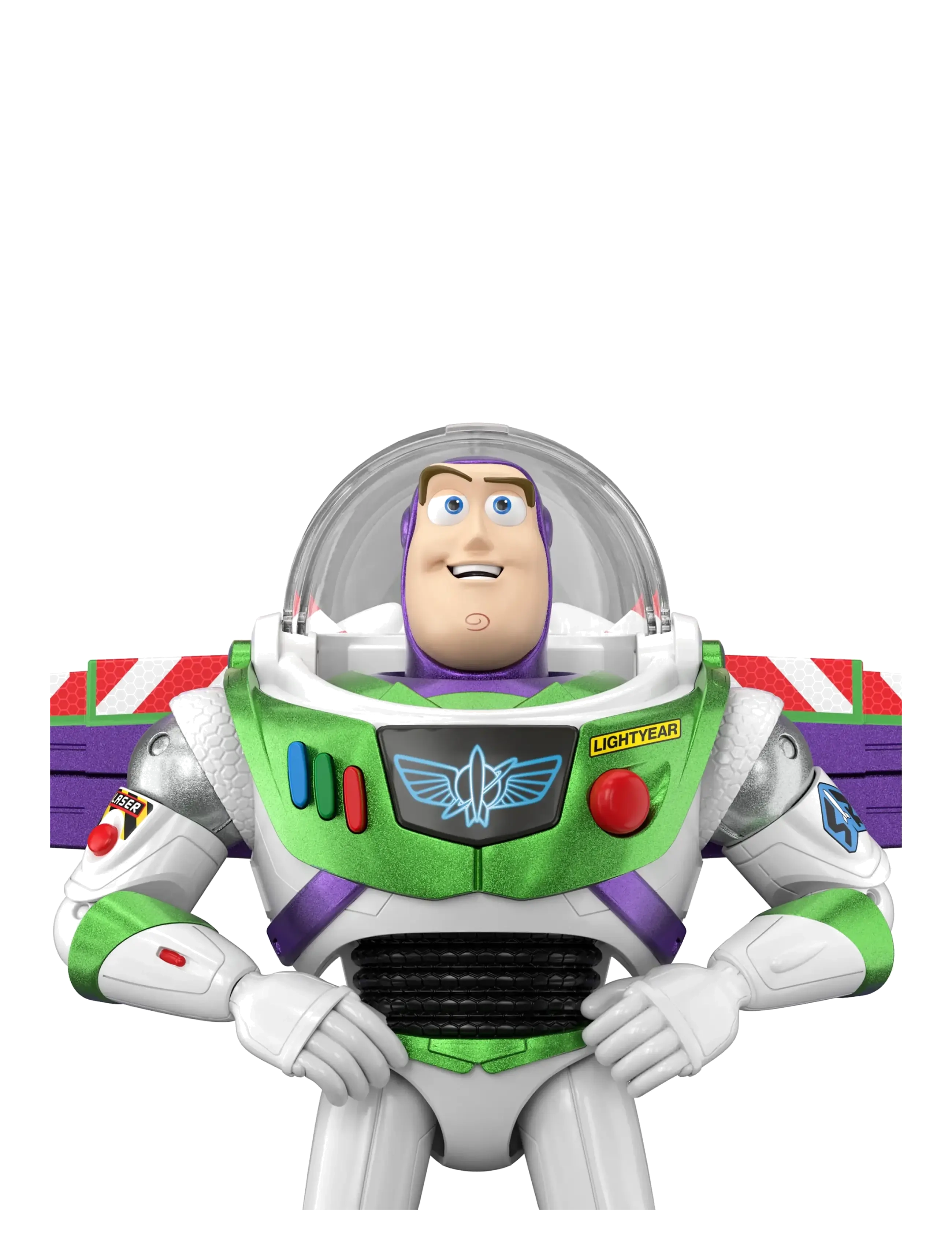 Toy Story - Disney and Pixar Toy Story 12” Scale Flight Mode Hi-Tech Edition Buzz Lightyear, 35+ Sounds - film- & märchenfiguren - multicolor - 5