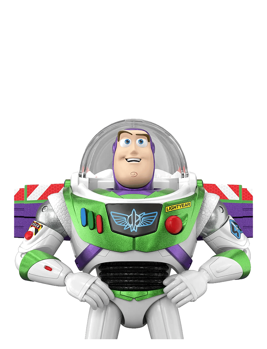 Toy Story - Disney and Pixar Toy Story 12” Scale Flight Mode Hi-Tech Edition Buzz Lightyear, 35+ Sounds - film- & märchenfiguren - multicolor - 5