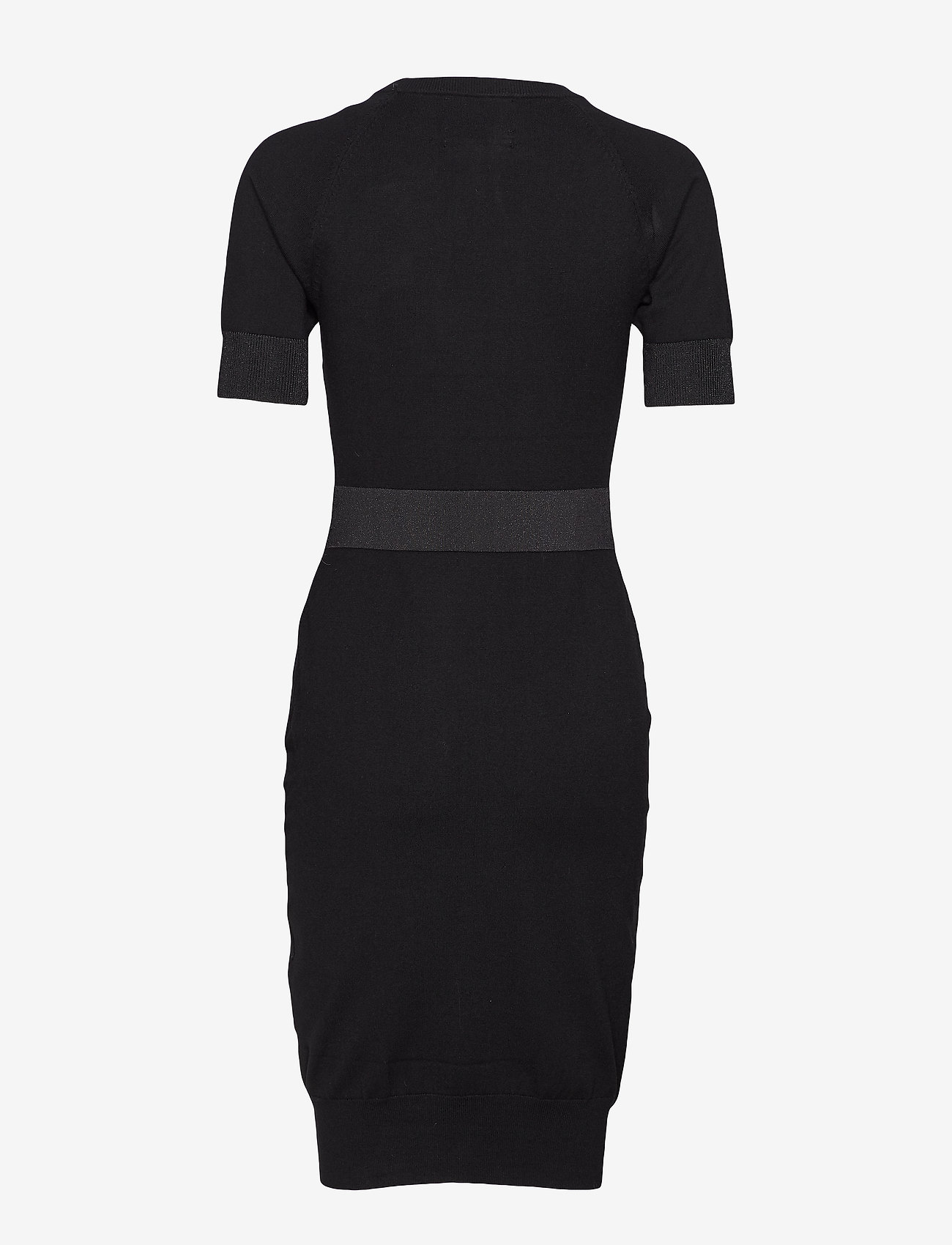 MAUD - Fancy Knit Dress - black - 1